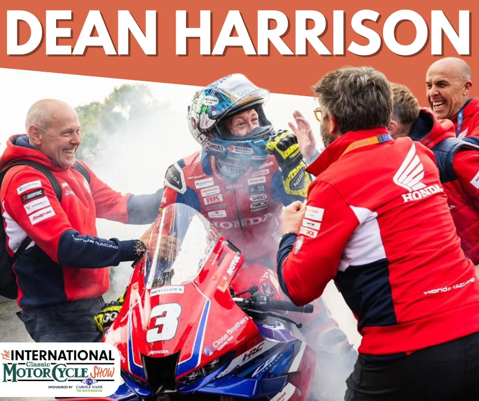 John McGuinness and Dean Harrison confirmed as special guests at the International Classic Motorcycle Show