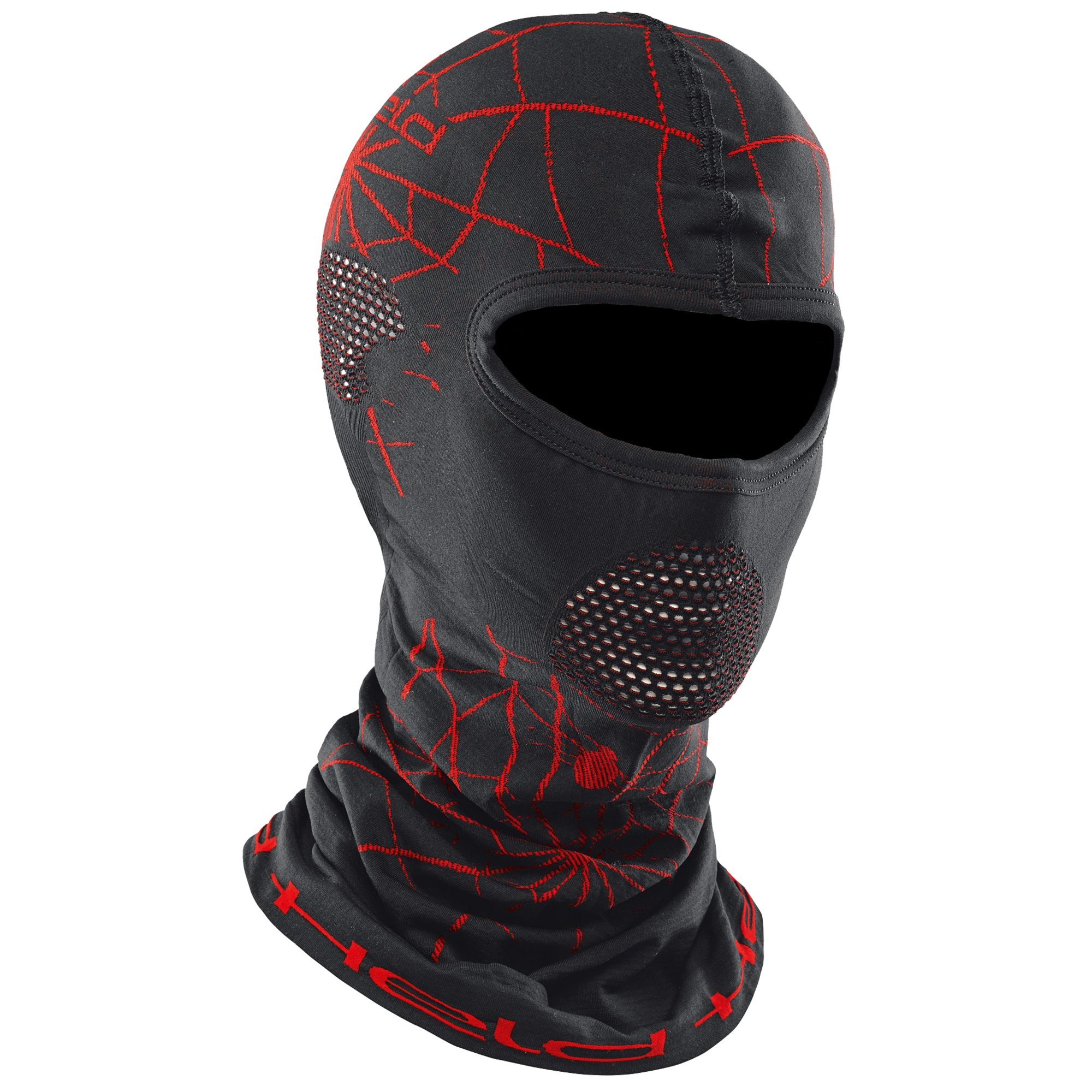 Held Held Dryarn Balaclava - Black / Red