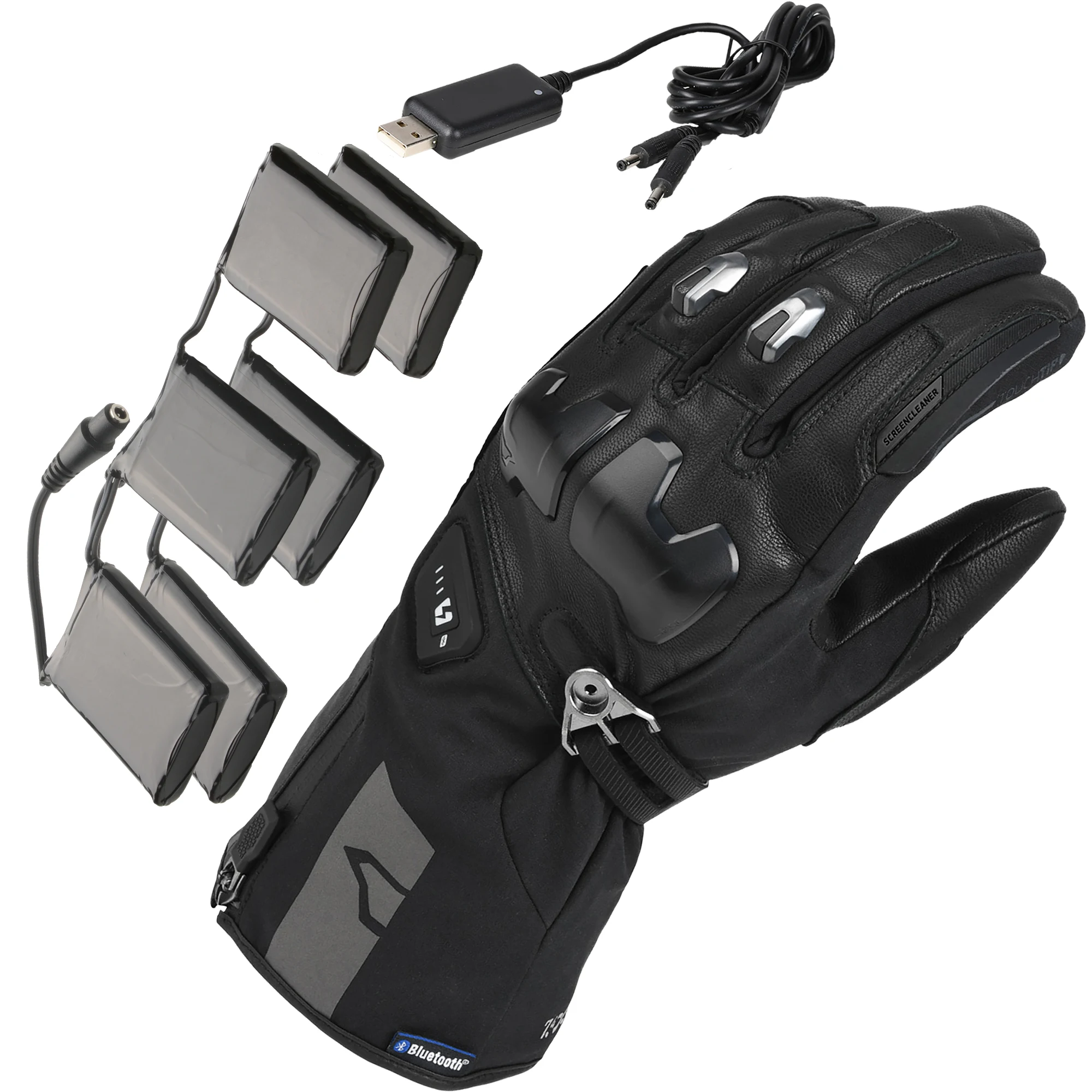 Macna Macna Progress 2.0 RTX DL Heated Glove kit - Black
