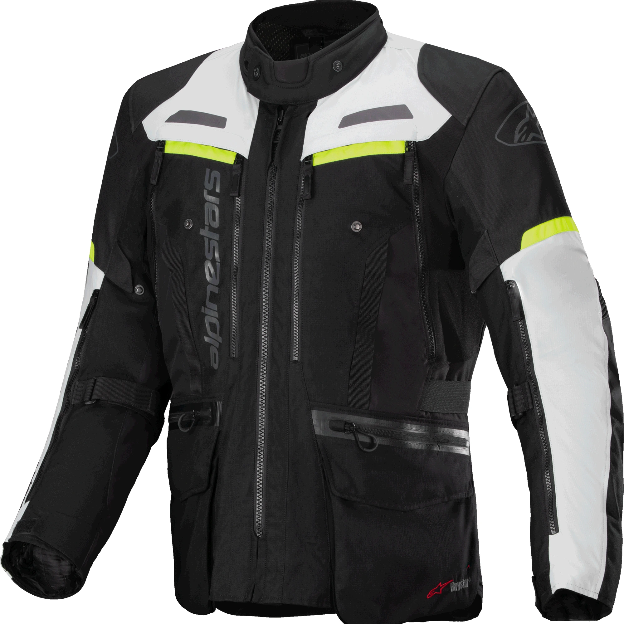 Alpinestars Alpinestars Bogota Pro Drystar Textile Jacket - Black / Ice Grey / Yellow Fluo