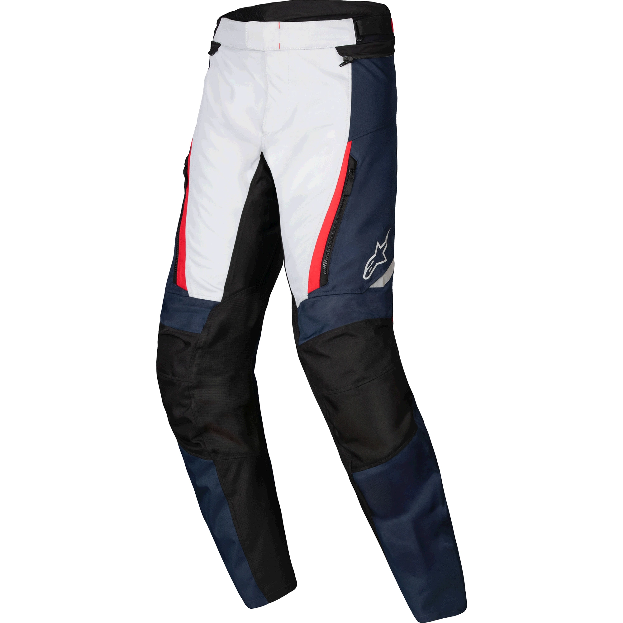Alpinestars Alpinestars ST-1 Waterproof Textile Trousers - Dark Blue / Black / Bright Red