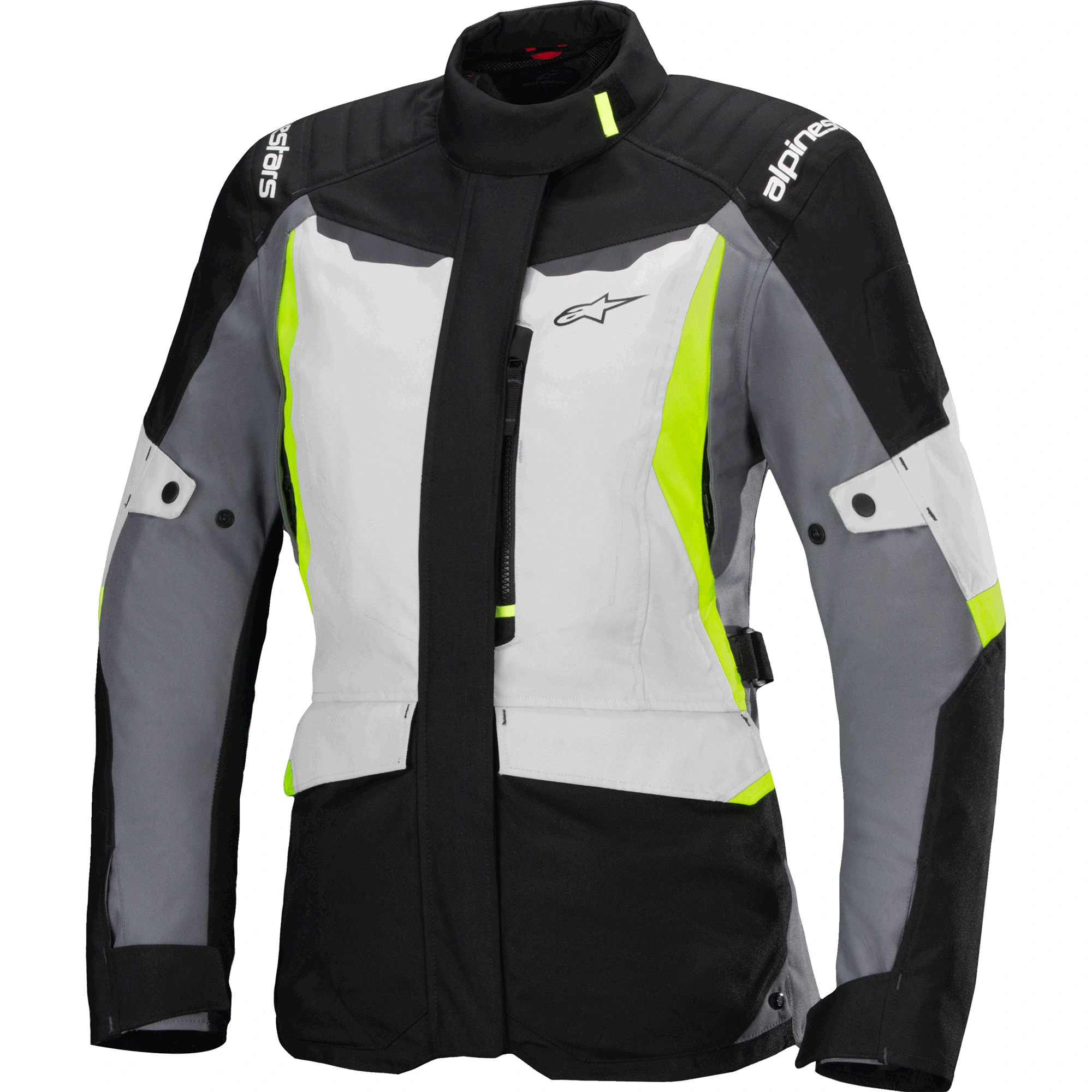 Alpinestars Alpinestars Stella ST-1 Waterproof Jacket - Ice Grey / Black / Yellow Fluo