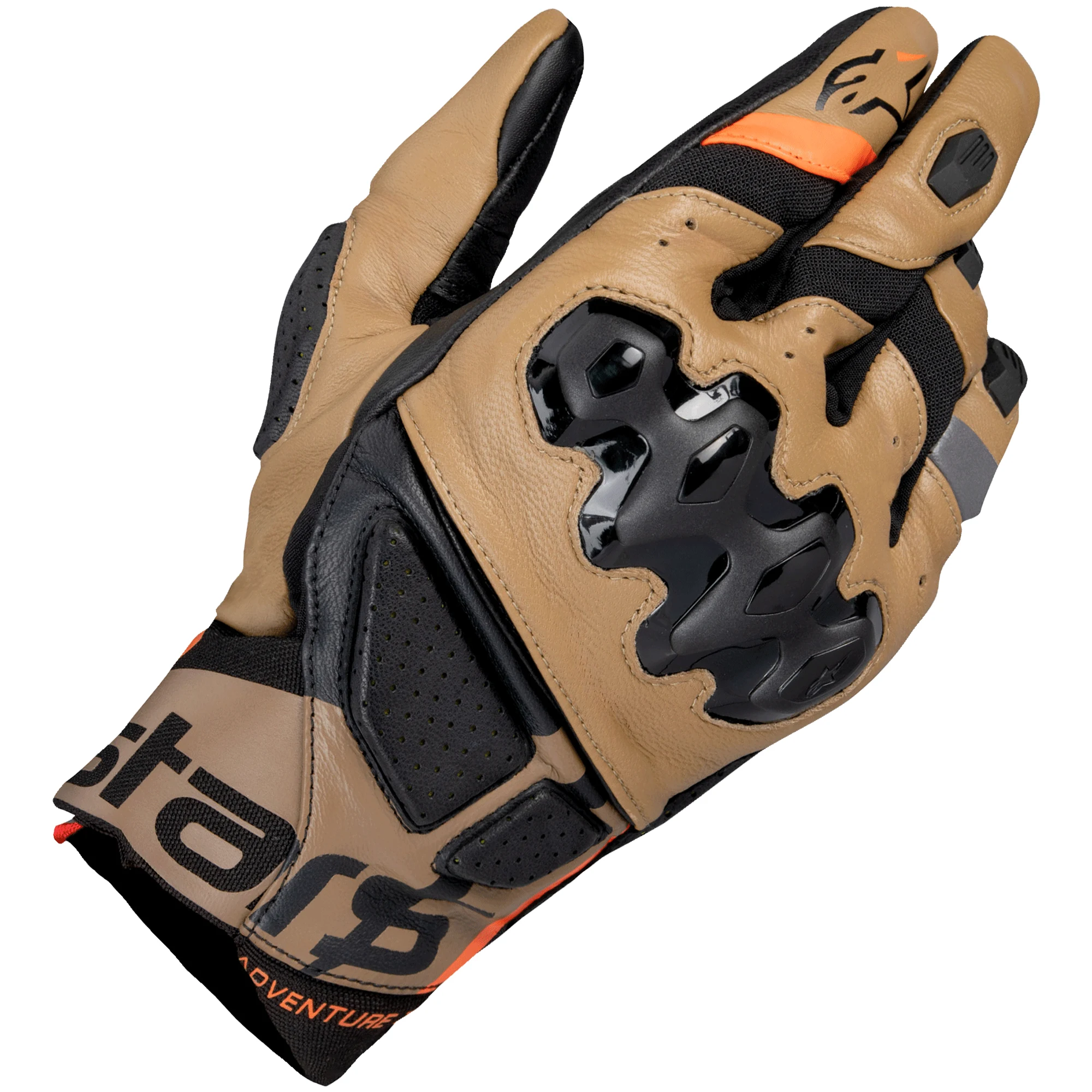 Alpinestars Alpinestars Belize V3 Drystar® Gloves - Black / Gobi / Brown Sand