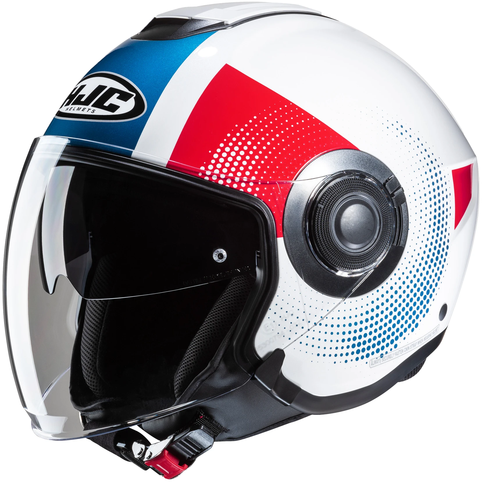 HJC HJC i40N - Pyle White / Blue / Red