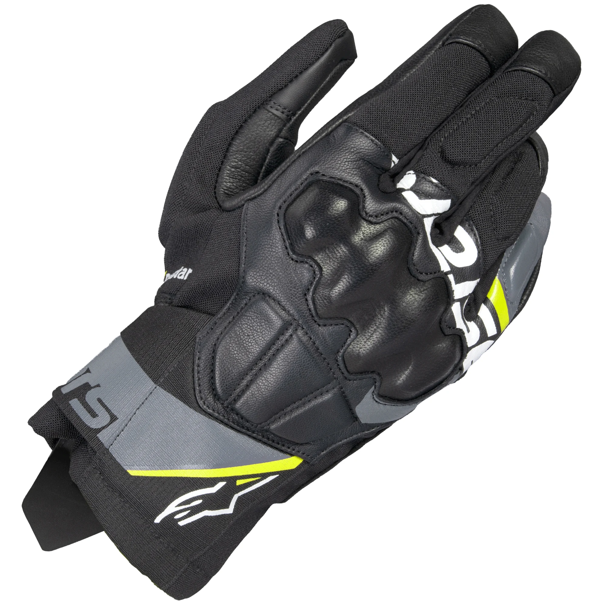 Alpinestars Alpinestars Corozal V3 Drystar® Gloves - Black / Deep Grey / Yellow Fluo
