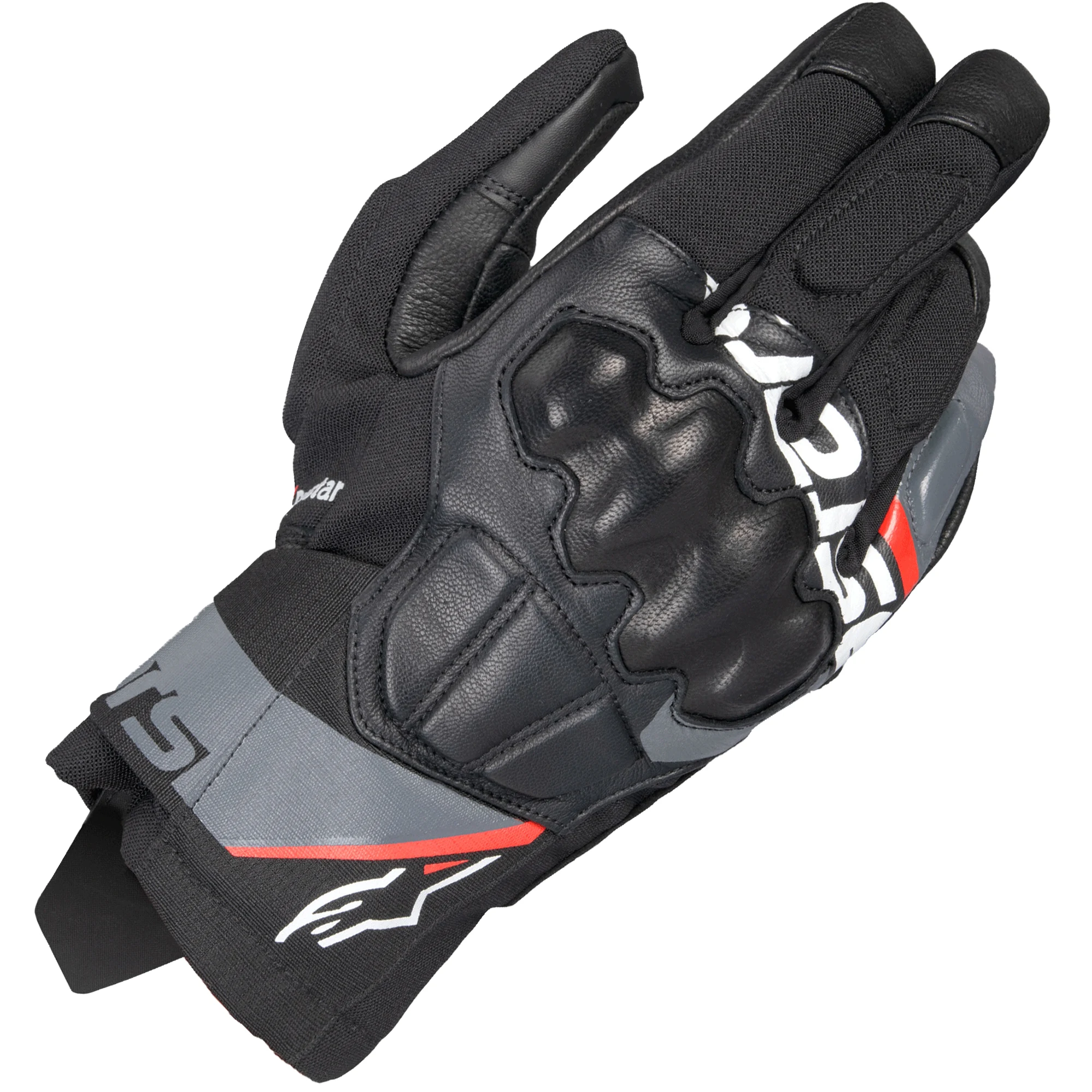 Alpinestars Alpinestars Corozal V3 Drystar® Gloves - Black / Deep Grey / Red Fluo