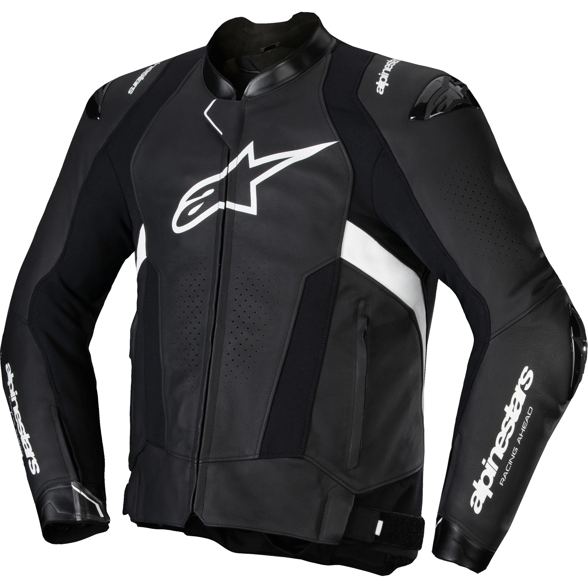 Alpinestars Alpinestars Missile V3 Leather Jacket - Black / White