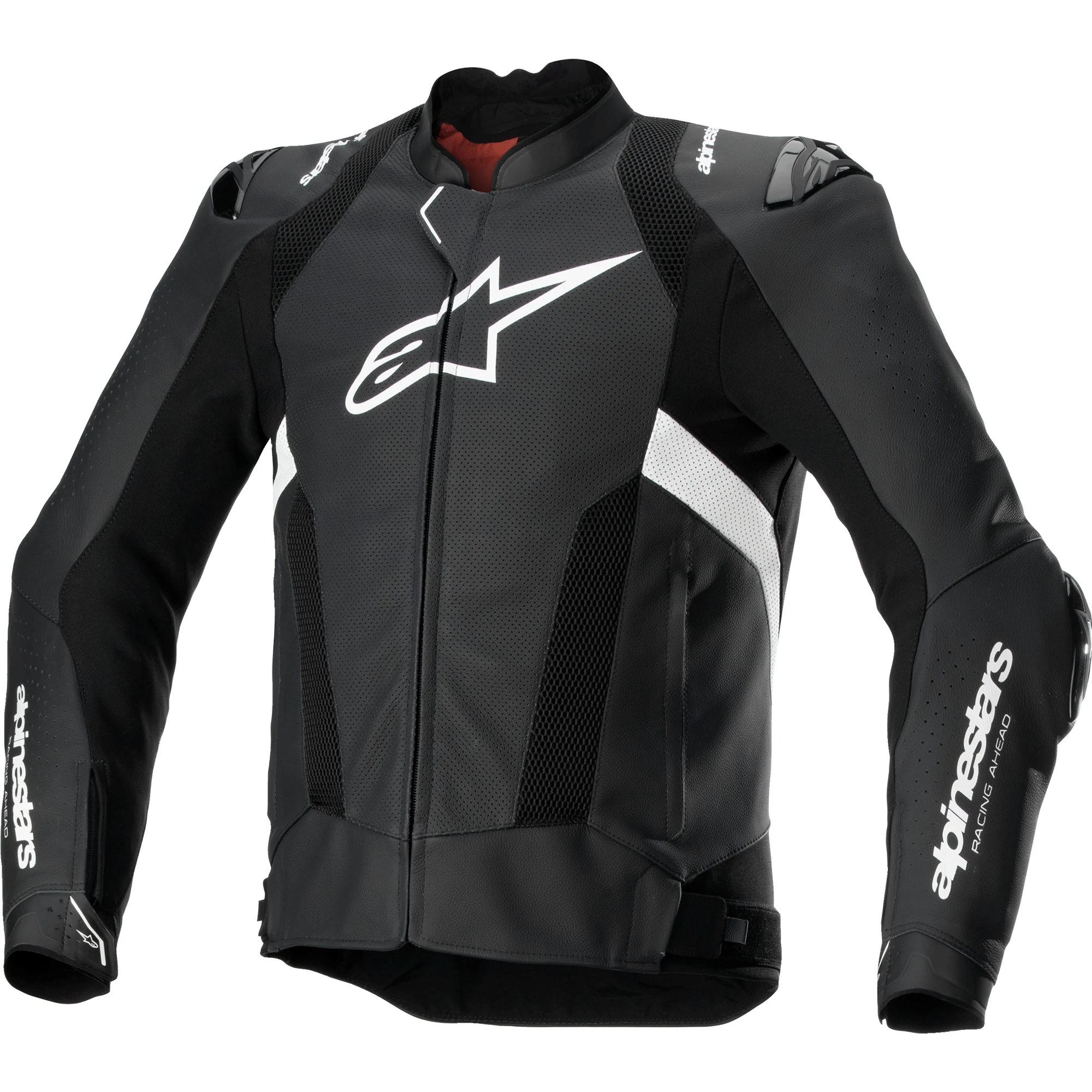 Alpinestars Alpinestars Missile V3 Airflow Leather Jacket - Black / White