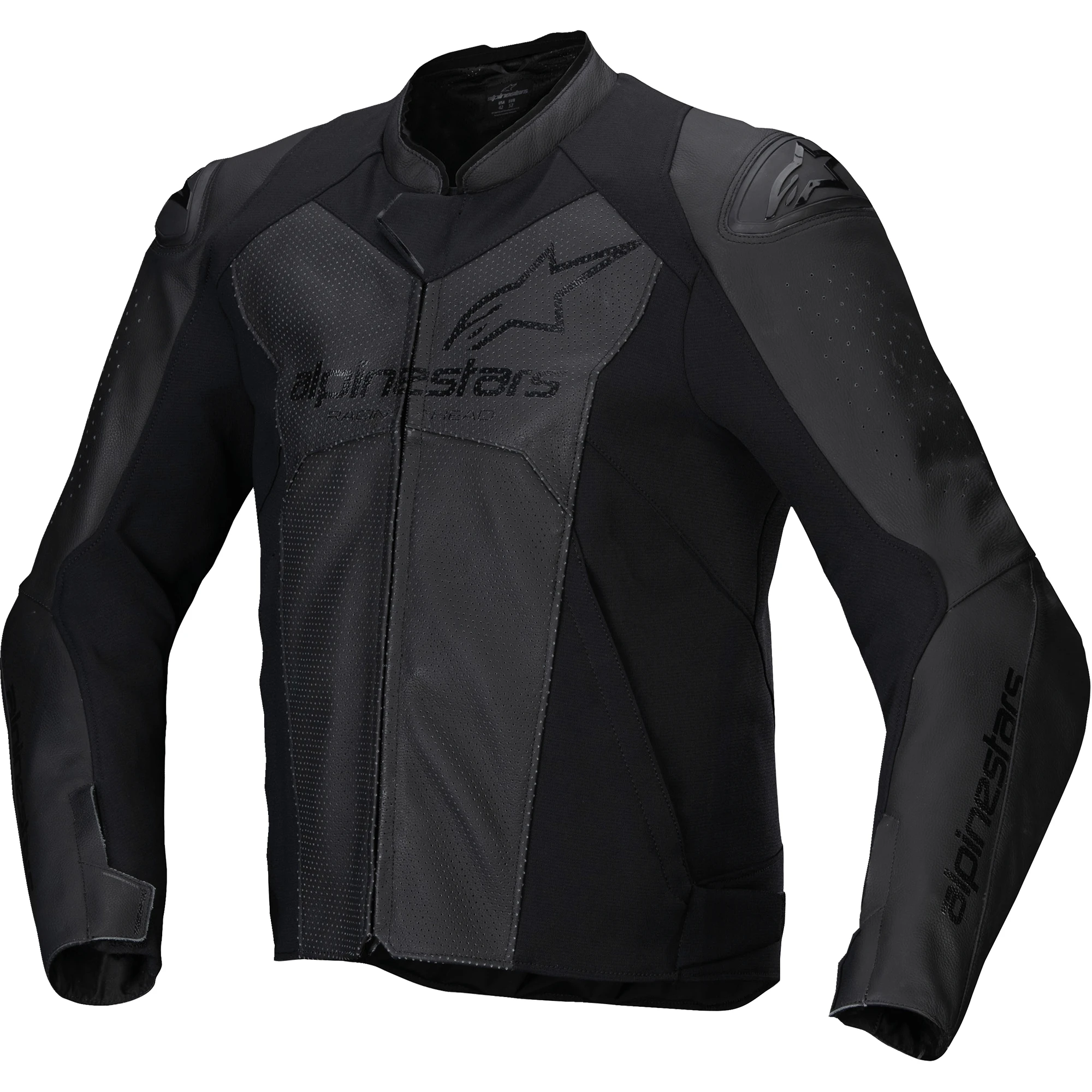 Alpinestars Alpinestars Faster V3 Airflow Leather Jacket - Black / Black