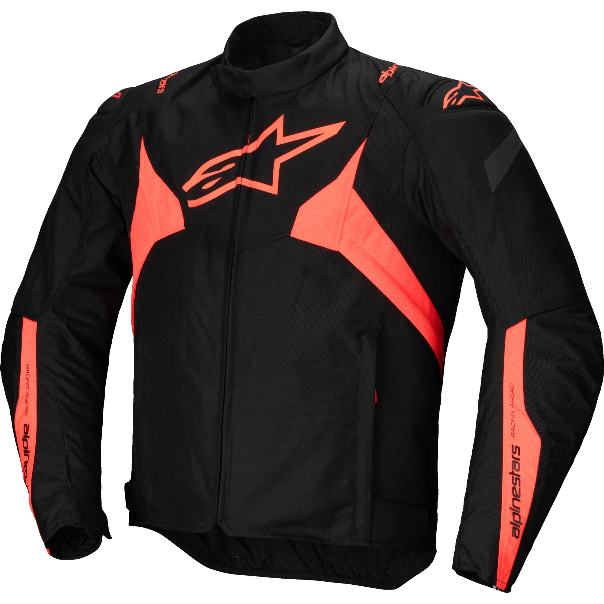 Alpinestars Alpinestars T-Jaws V4 Waterproof Textile Jacket - Black / Red Fluo