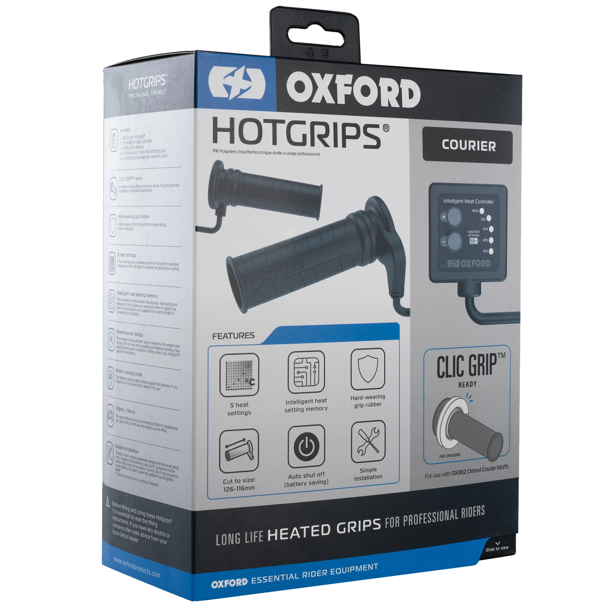 Oxford Oxford Heated Advanced Hot Grips - Courier