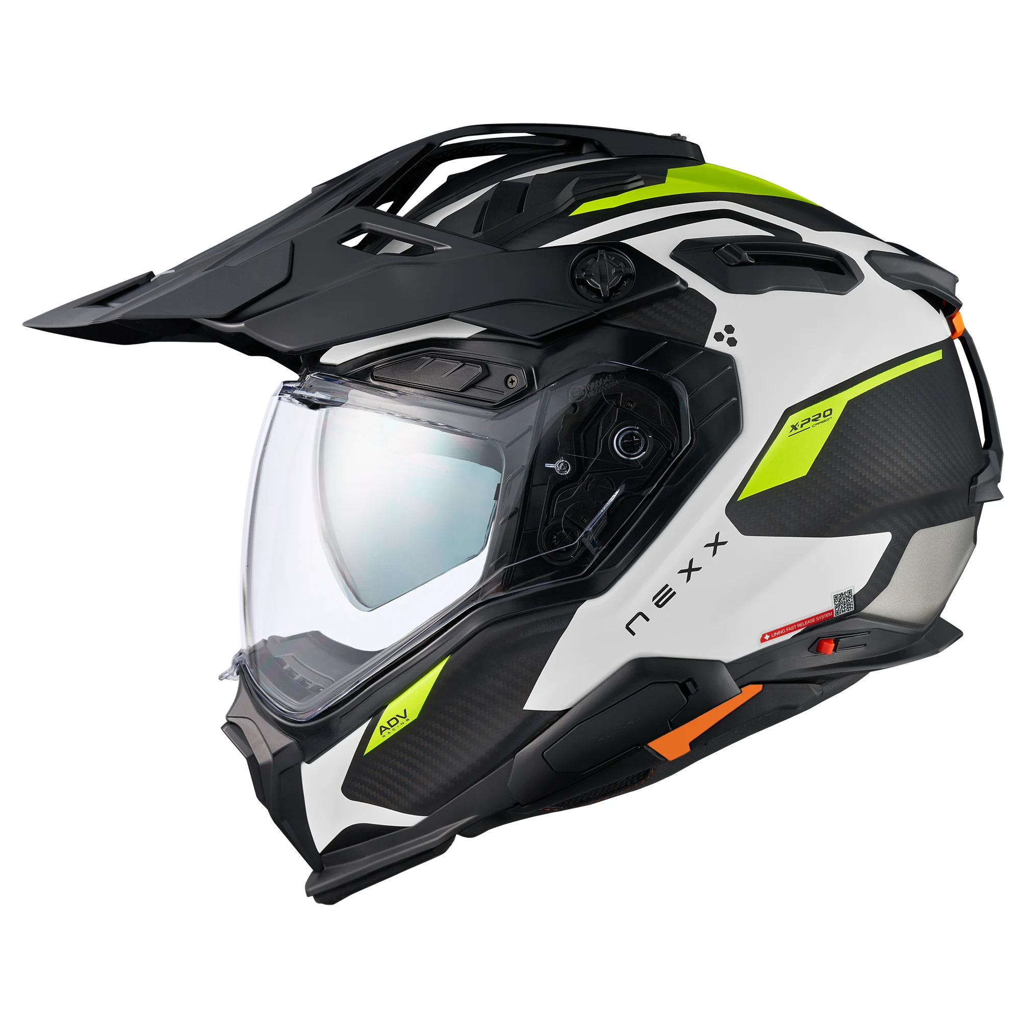 Nexx Nexx X.WED3 Carbon - Keyo White / Neon