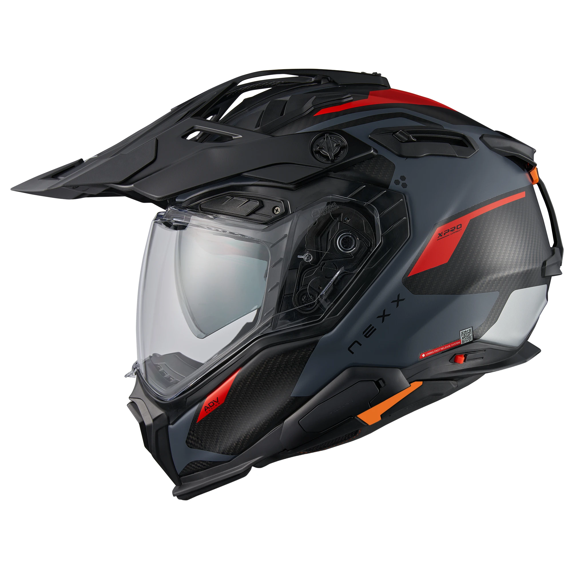Nexx Nexx X.WED3 Carbon - Keyo Grey / Red