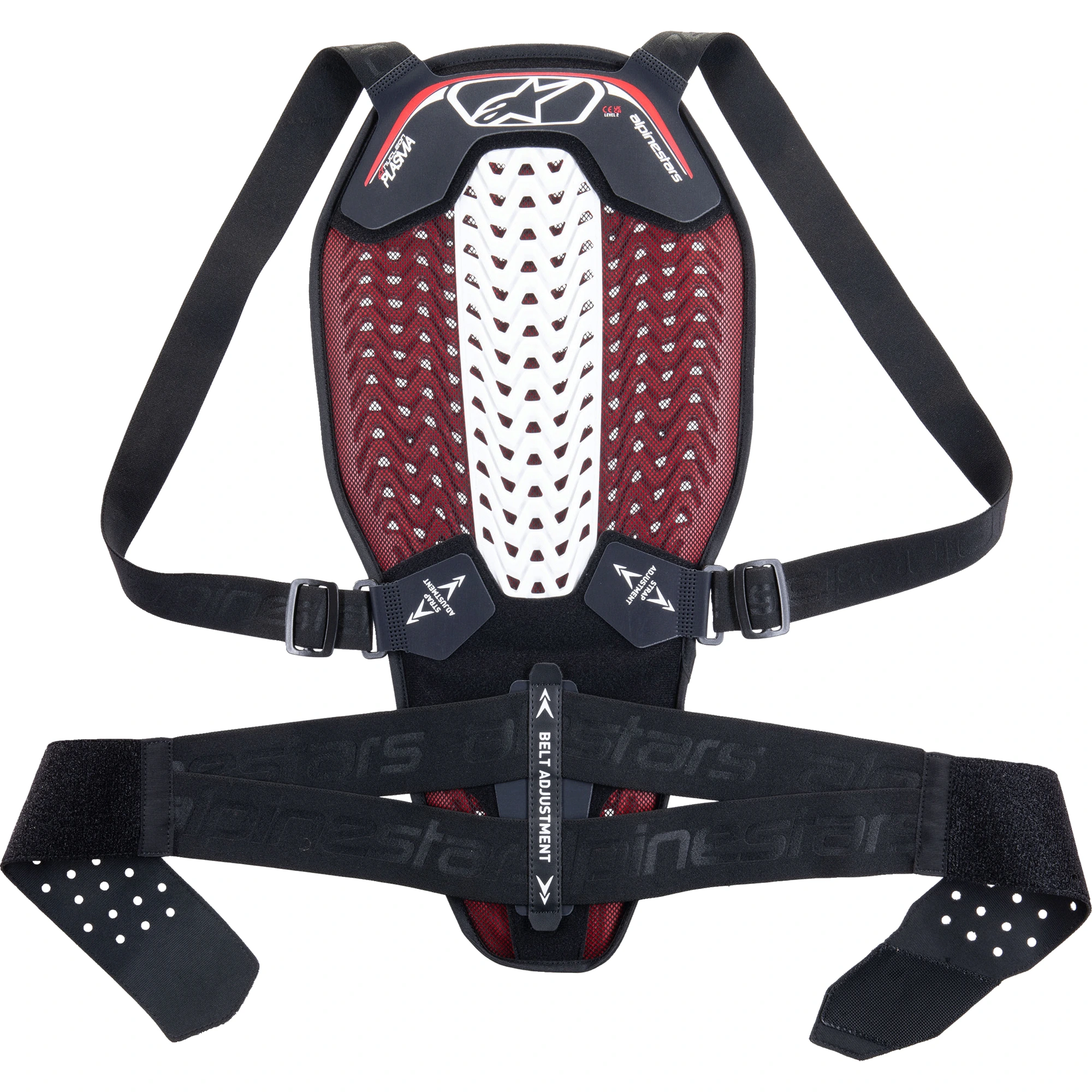 Alpinestars Alpinestars Nucleon Plasma Back Protector - Black / White / Red