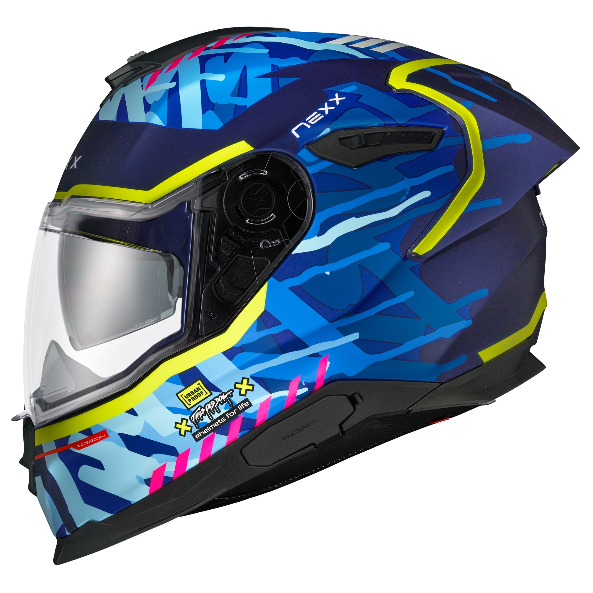Nexx Nexx Y.100R - Urbangram Indigo Blue