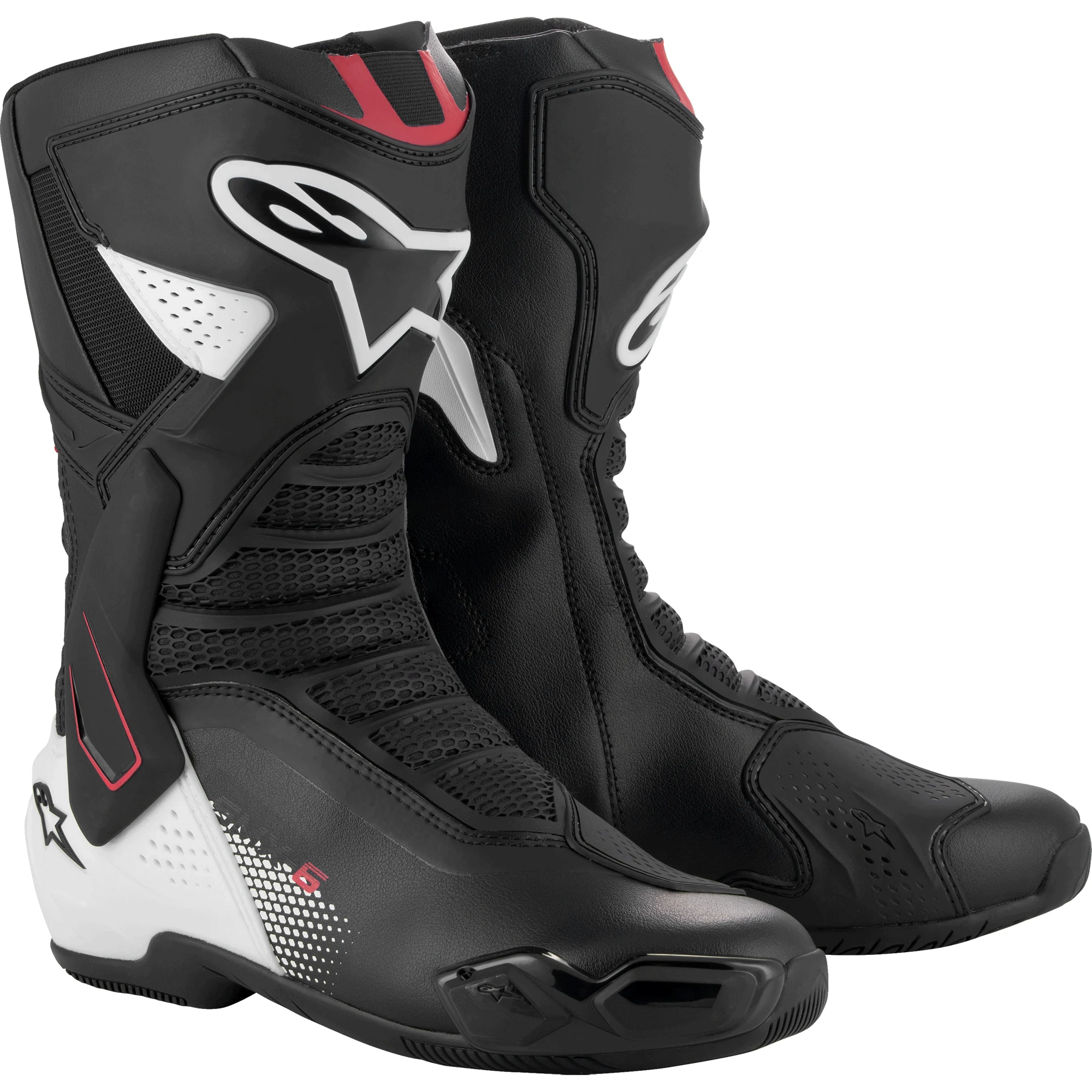 Alpinestars Alpinestars SMX-6 V3 Boots - Black / White / Red Graphic
