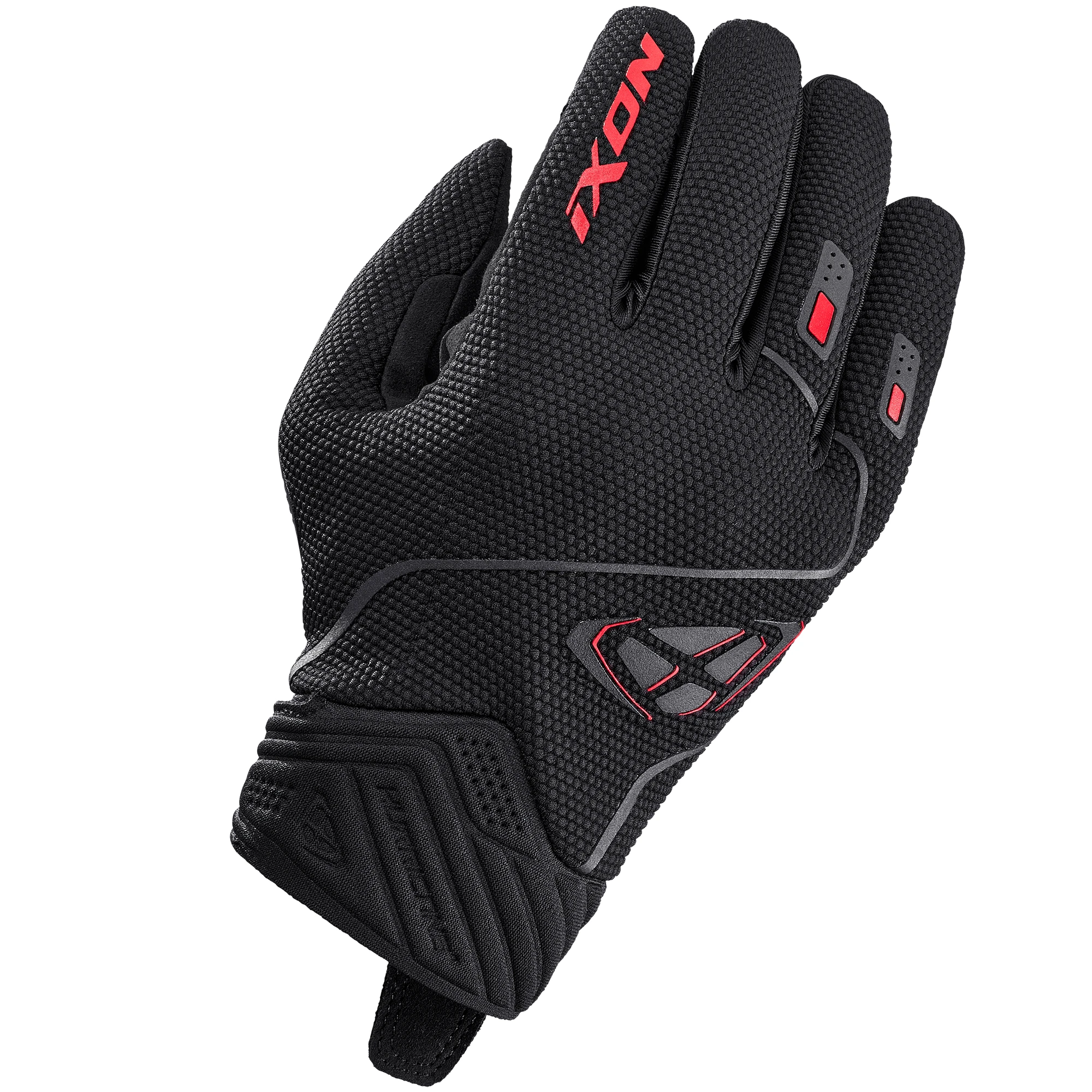 Ixon Ixon Hurricane 2 Textile Gloves - Black / Red