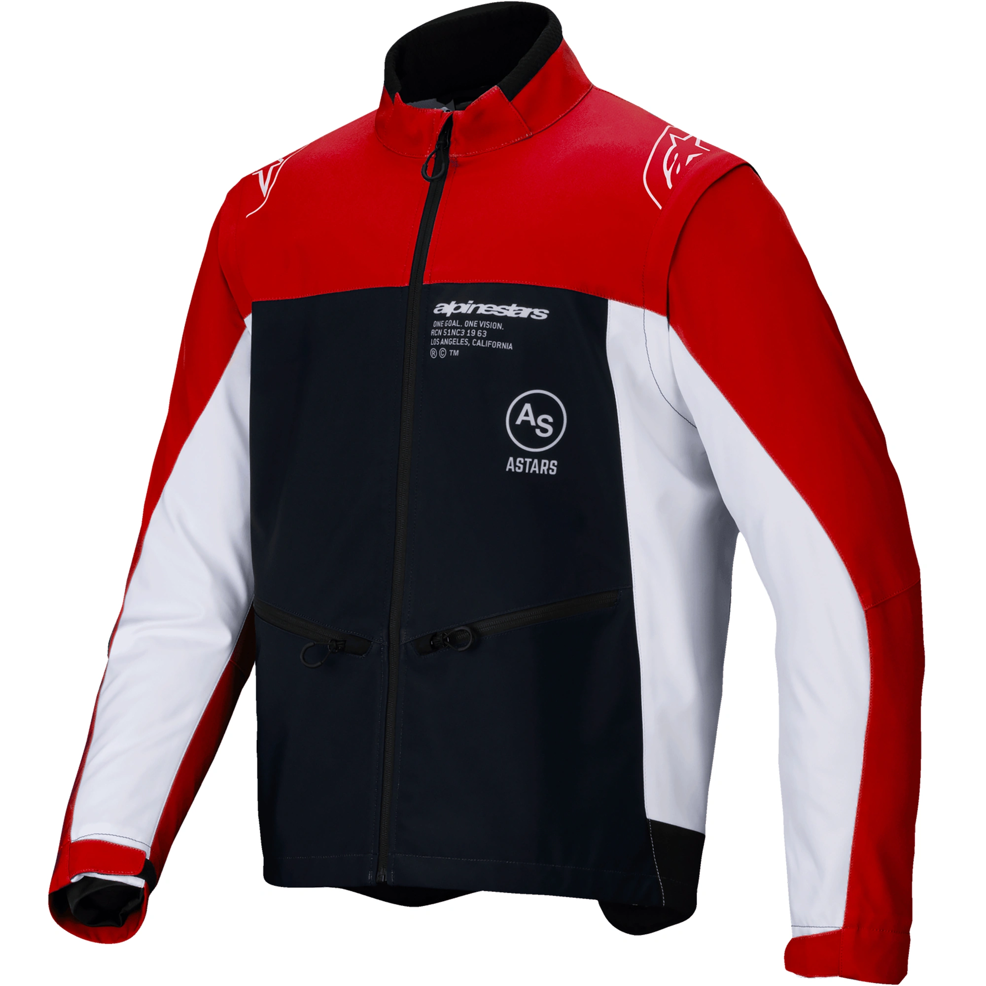 Alpinestars Alpinestars Lite-Dura Softshell Jacket - Black / Bright Red / White