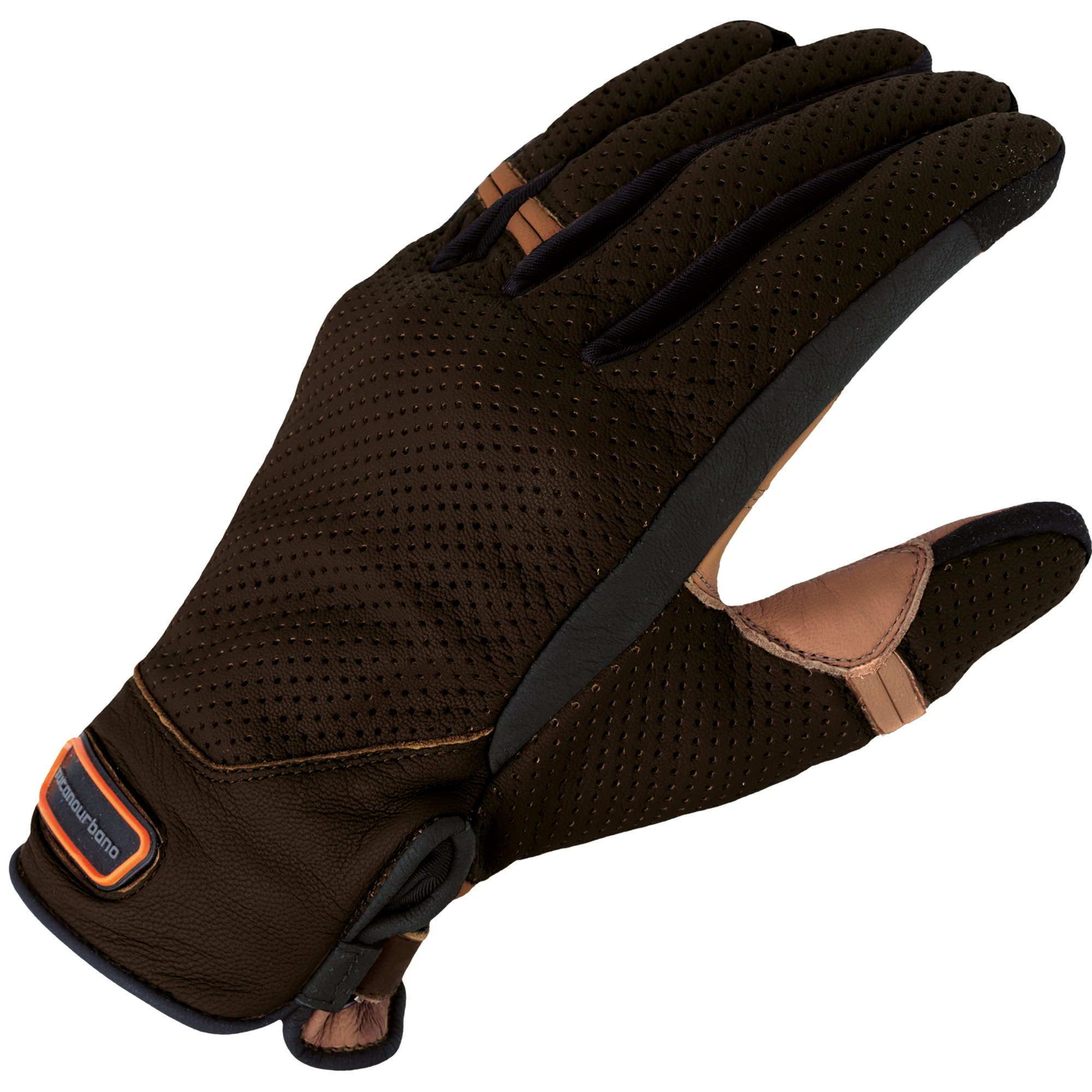 Tucano Urbano Tucano Urbano Elisio Leather Gloves - Brown / Cookies