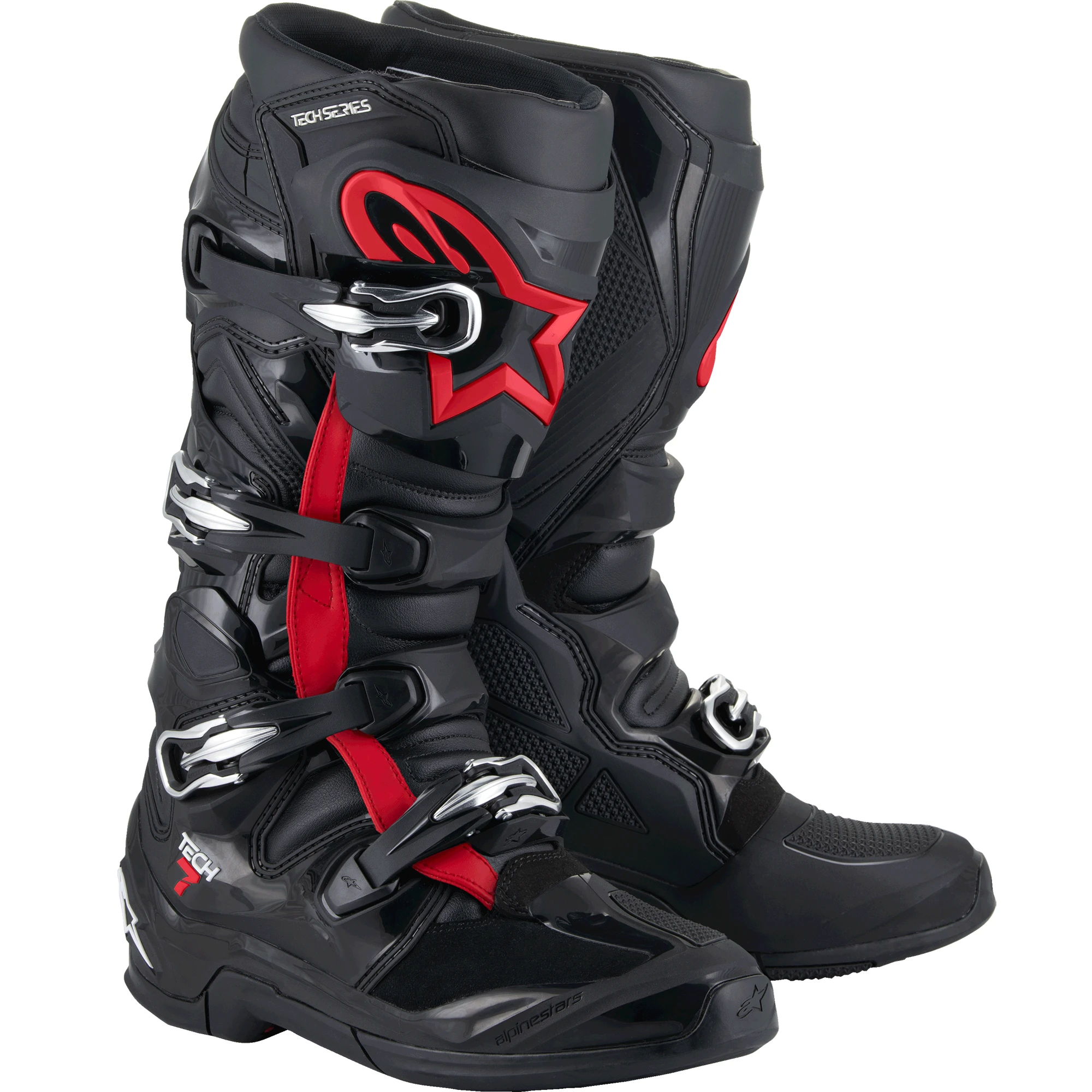 Alpinestars Alpinestars Tech 7 Boots - Black / Red Fluo