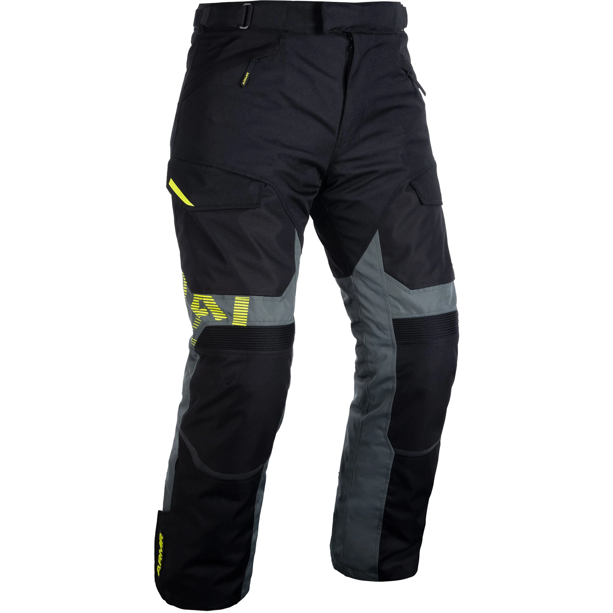 ARMR ARMR Kumaji 3.0 Waterproof Trousers - Black / Green / Fluo Yellow