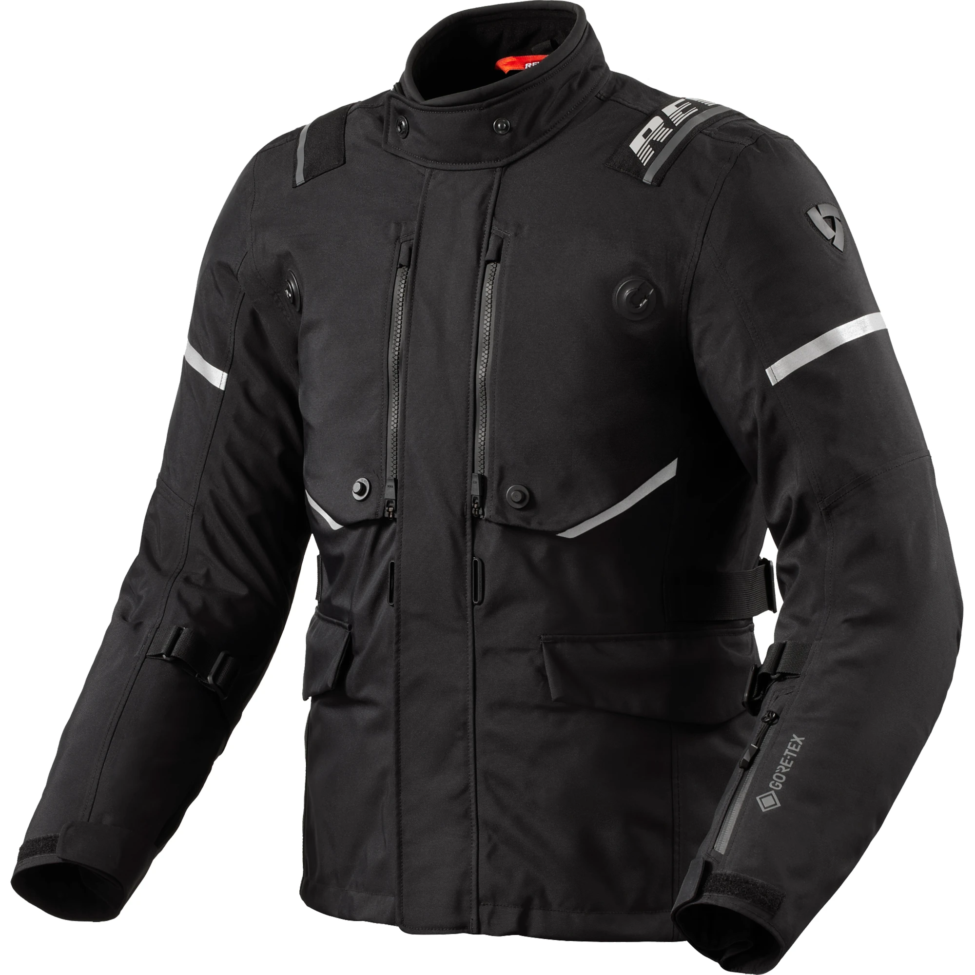 Rev'it Rev'it Vertical Gore-Tex Textile Jacket - Black / Silver