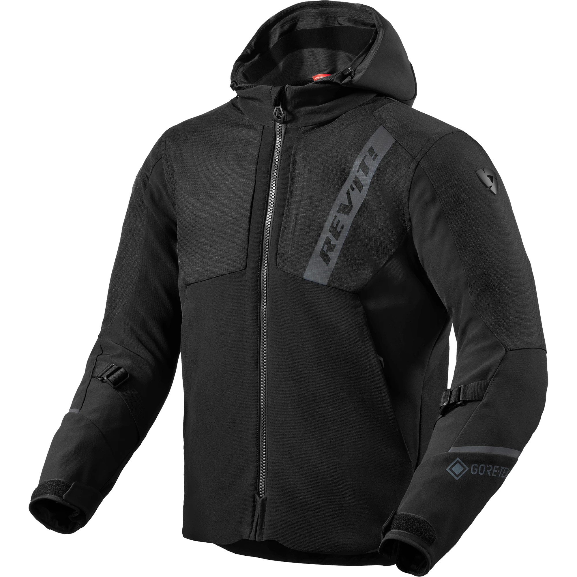 Rev'it Rev'it Potential Gore-Tex Waterproof Textile Jacket - Black / Black