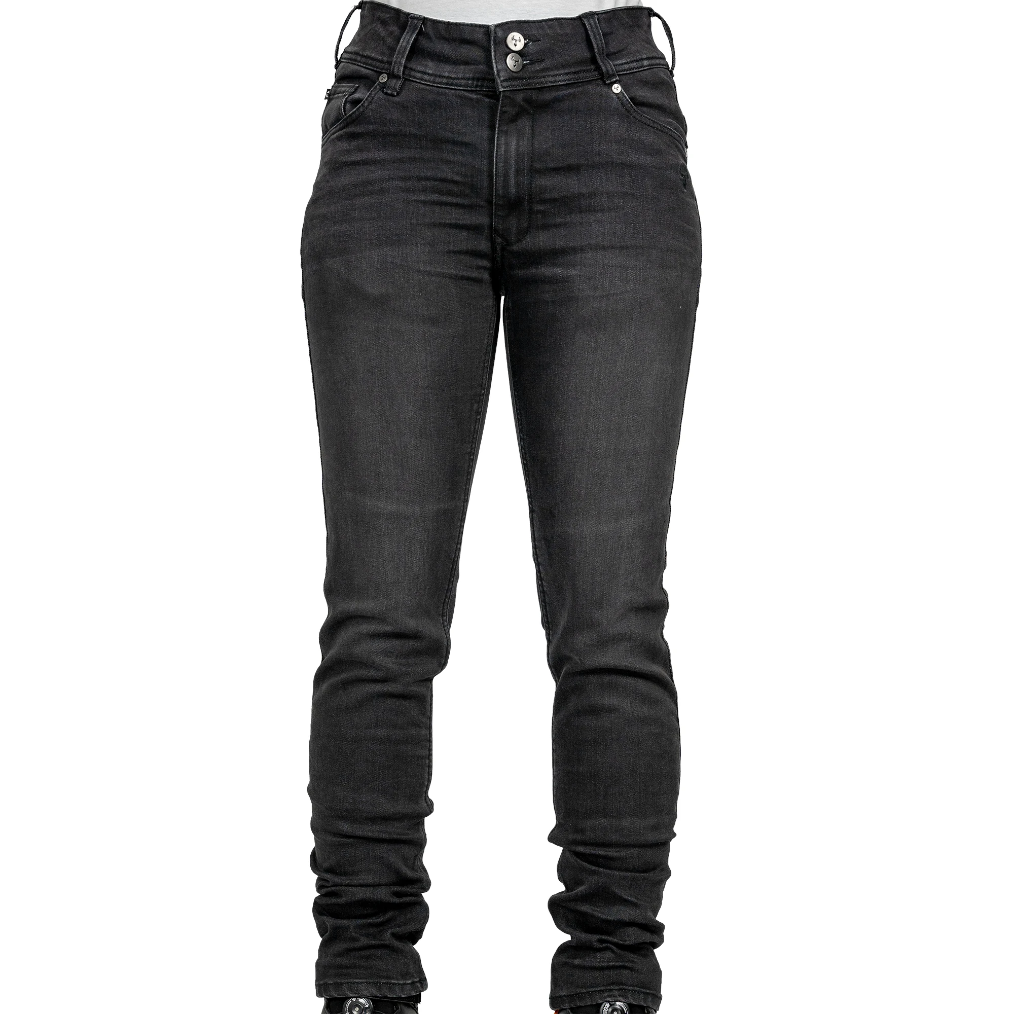 Bull-it Bull-it Ladies Raven Slim Covec Jeans - Black