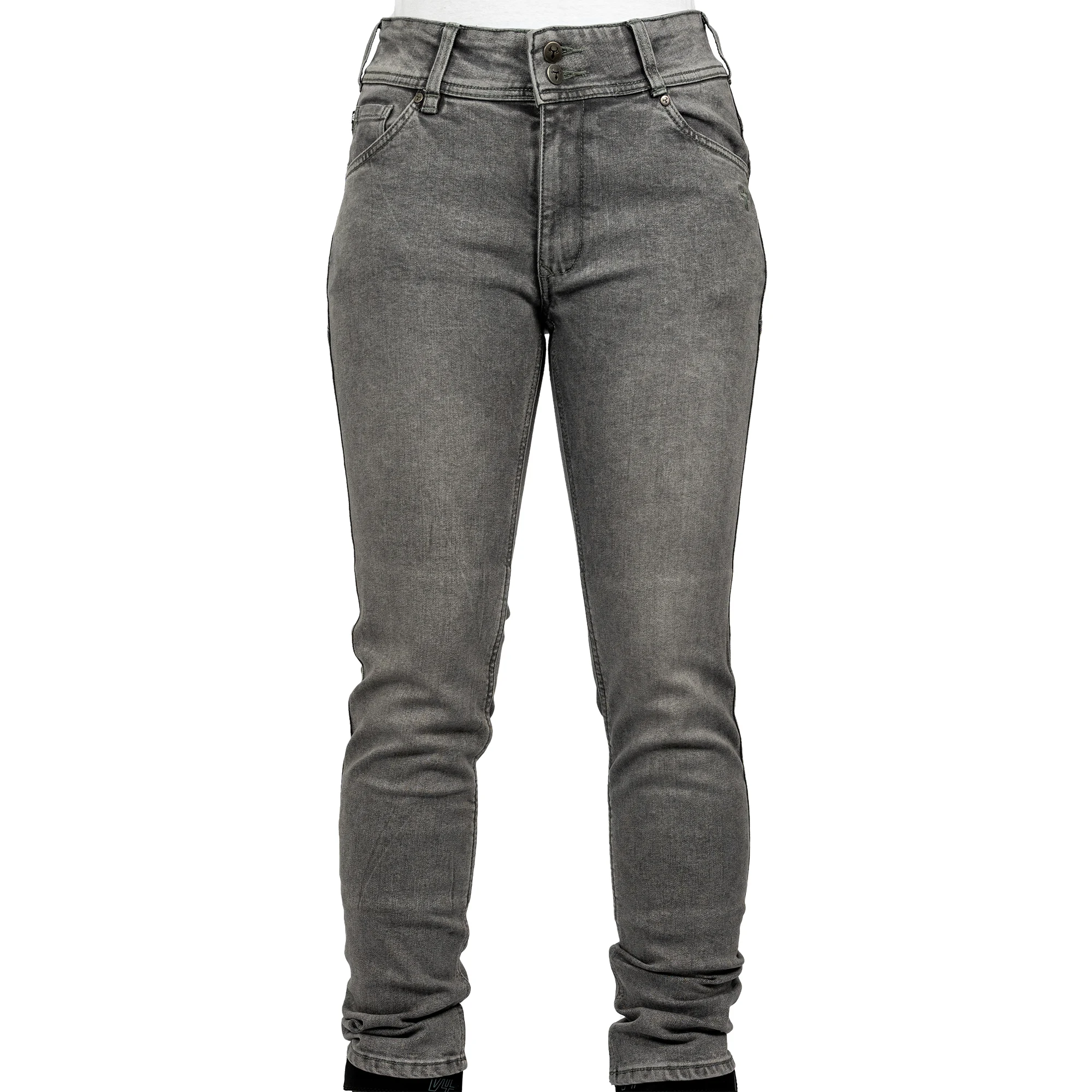 Bull-it Bull-it Ladies Willow Slim Covec Jeans - Grey