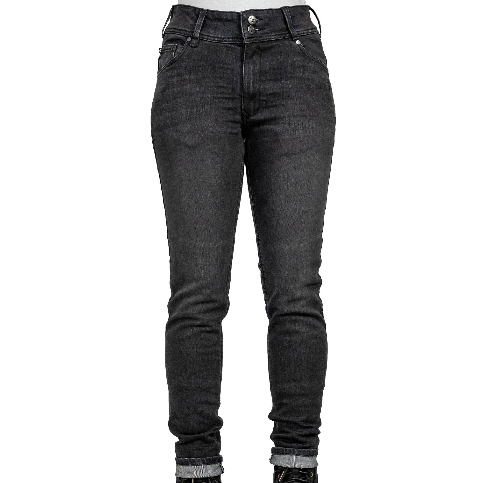 Bull-it Bull-it Ladies Raven Straight Covec Jeans - Black