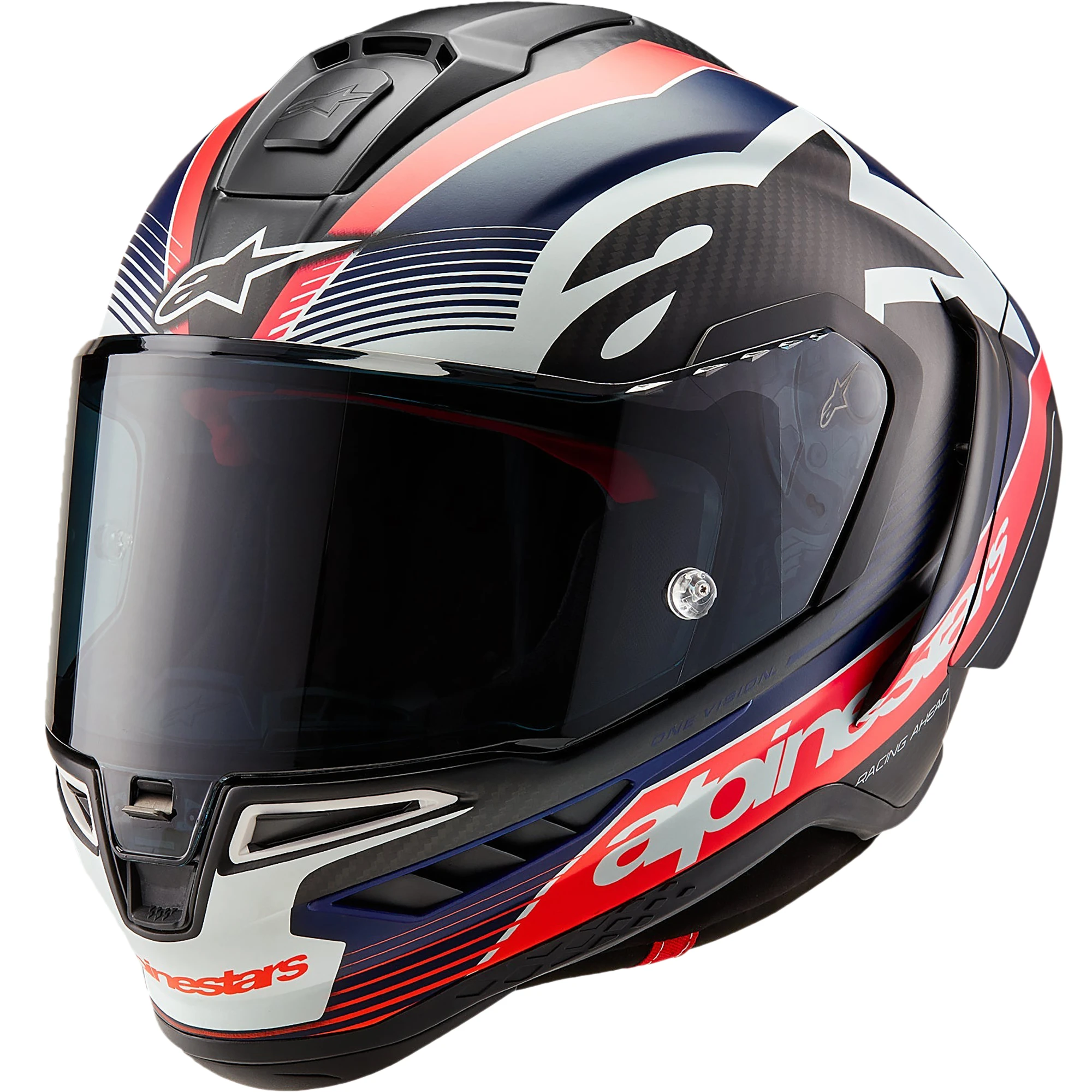 Alpinestars Alpinestars Supertech R10 - Team Black Carbon / Red Fluo / Matt Blue