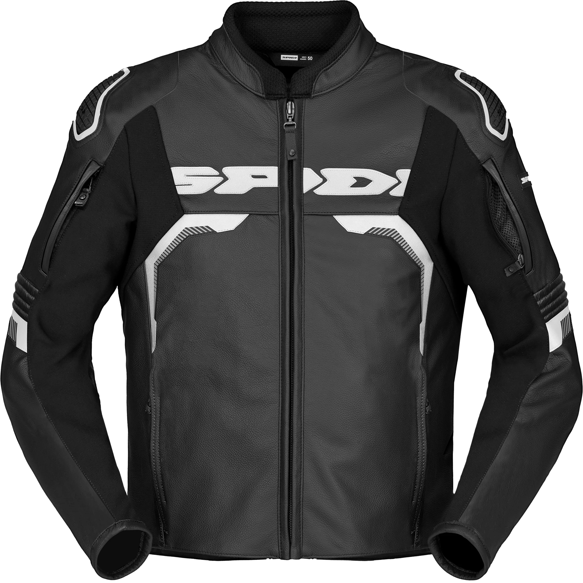 Spidi Spidi Evorider 3 Leather Jacket - Black / White