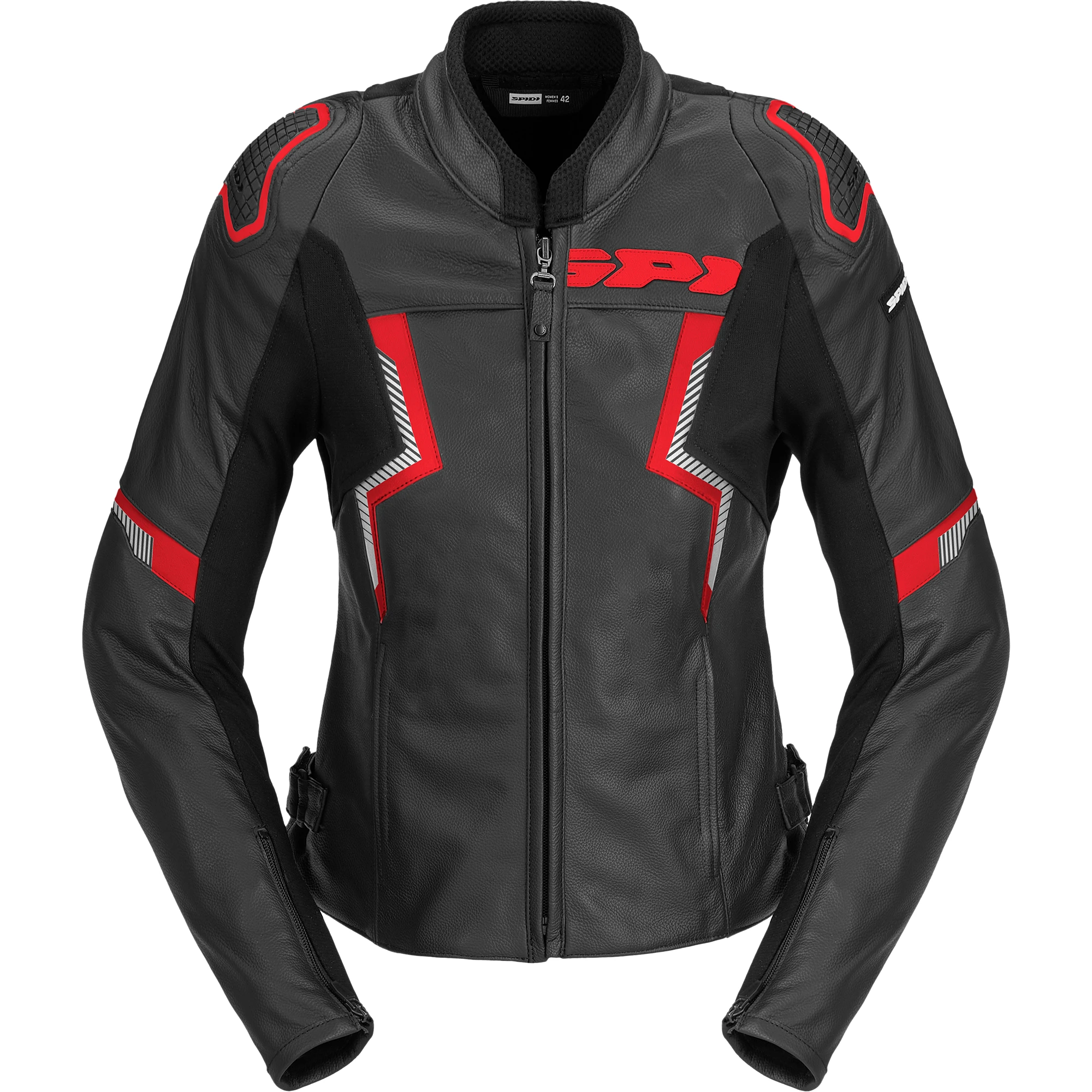 Spidi Spidi Ladies Evorider 3 Leather Jacket - Black / Red