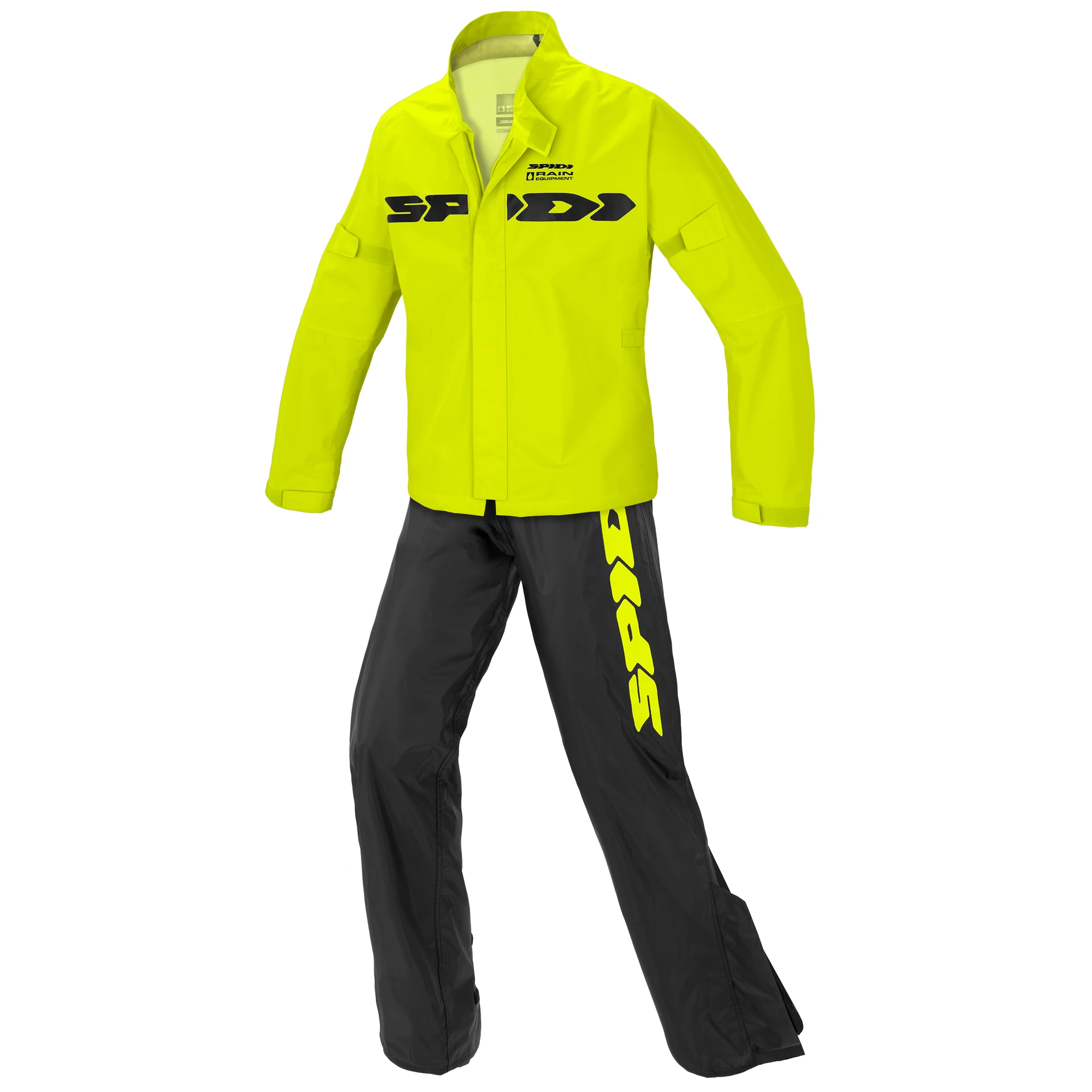 Spidi Spidi 2-Piece Sport Rain Kit - Black / Fluo Yellow