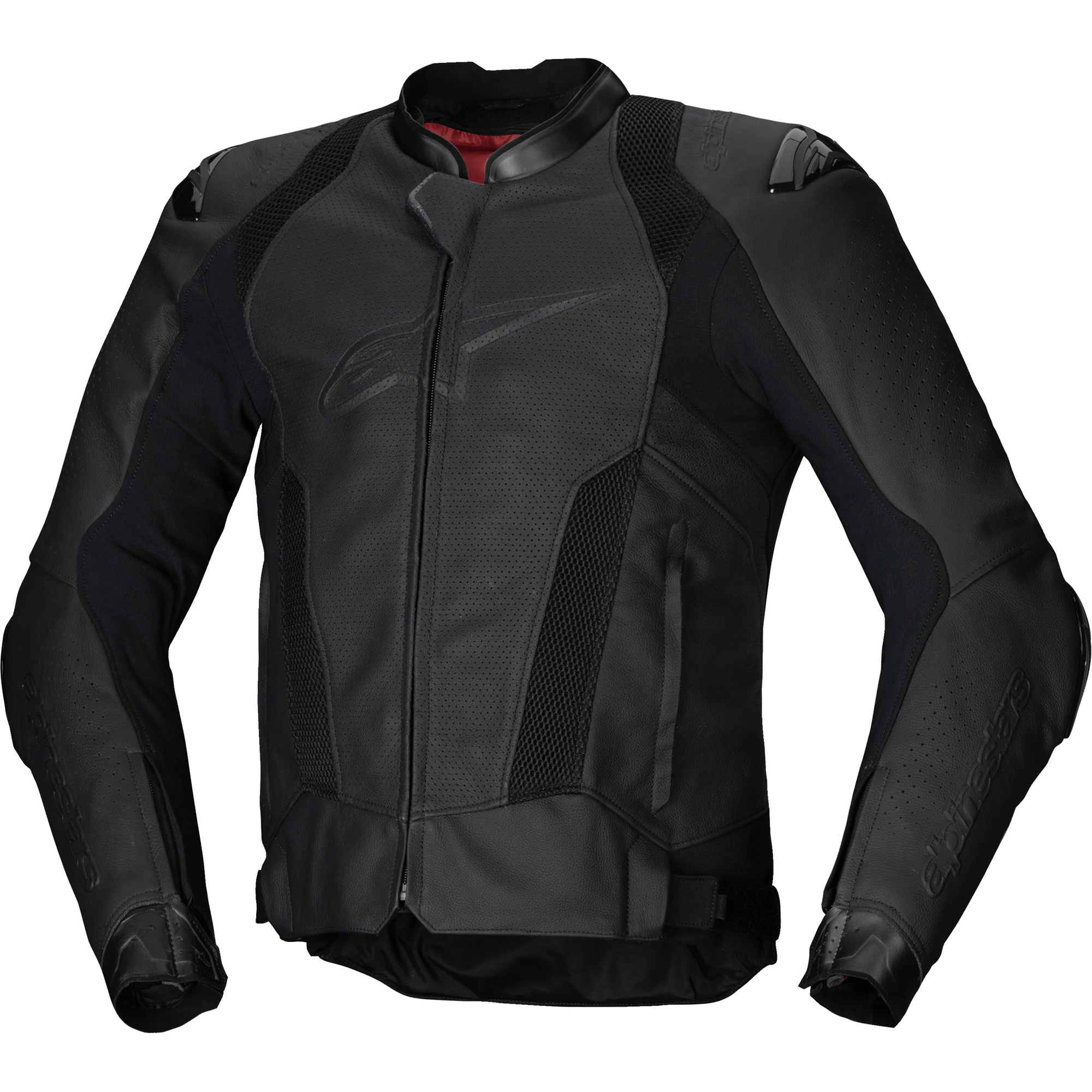 Alpinestars Alpinestars Missile V3 Airflow Leather Jacket - Black / Black