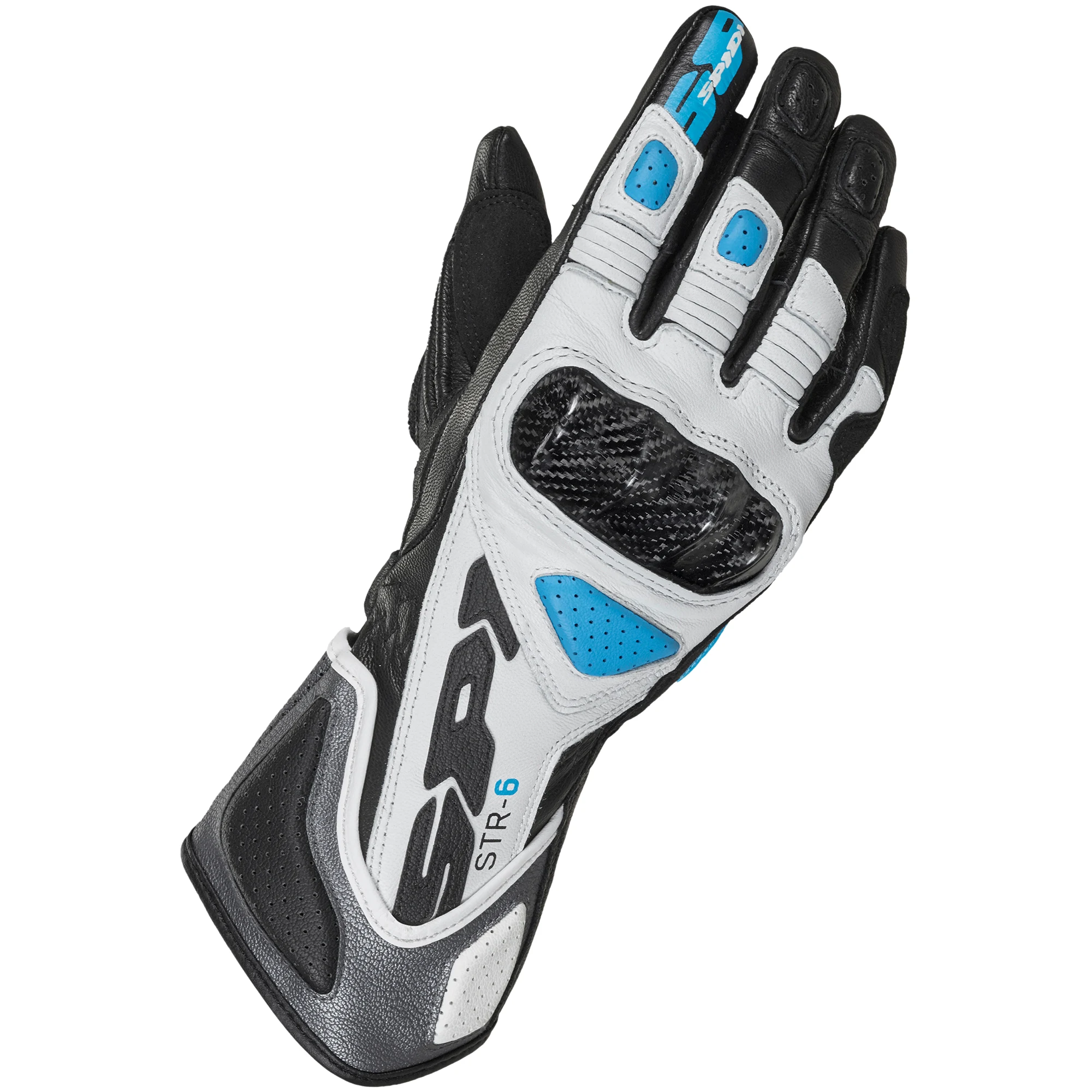 Spidi Spidi Ladies STR-6 Gloves - Grey / White / Provence
