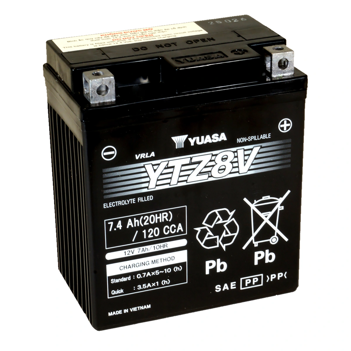 Yuasa Yuasa Motorcycle Battery YTZ8V