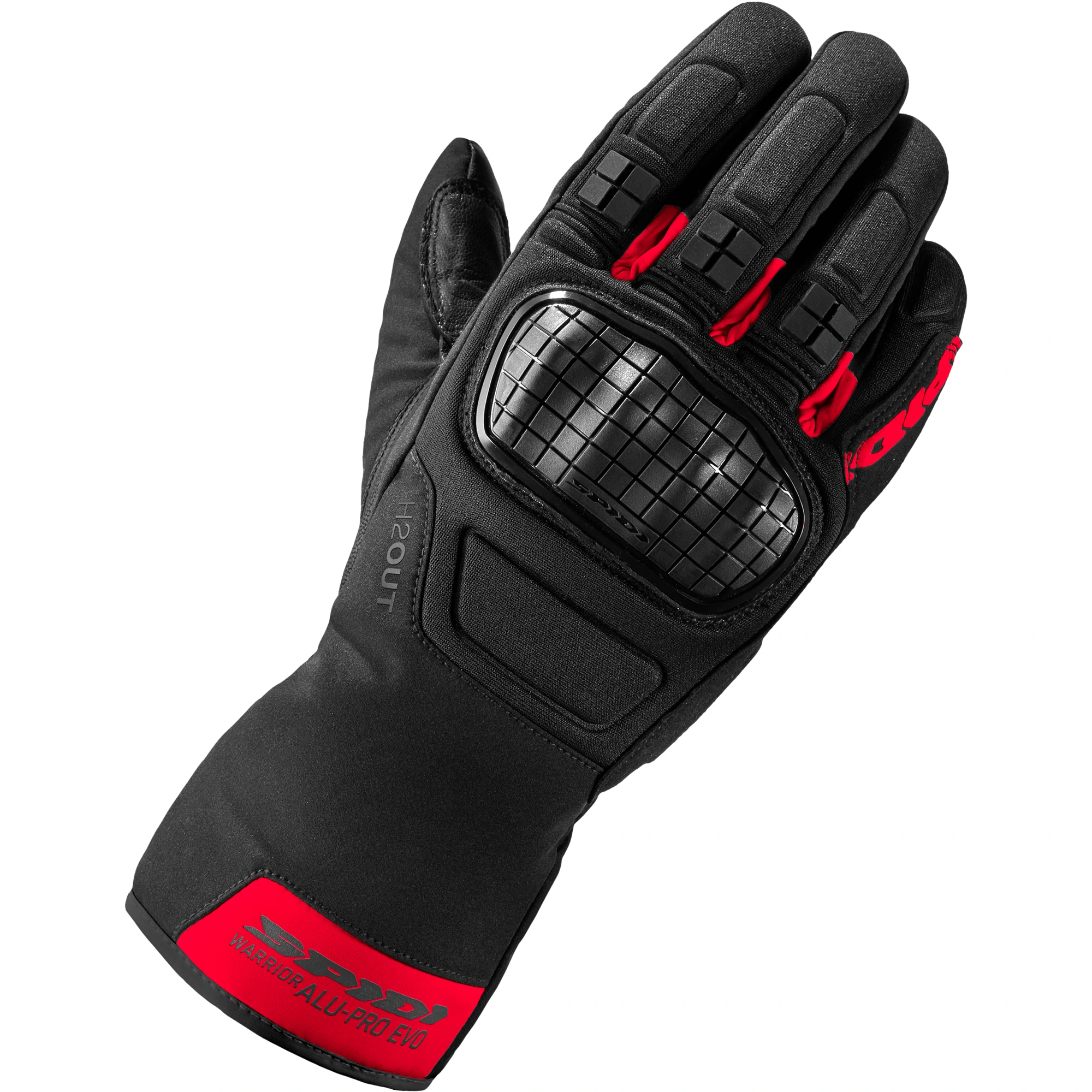 Spidi Spidi Alu-Pro Evo H2Out Gloves - Black / Red
