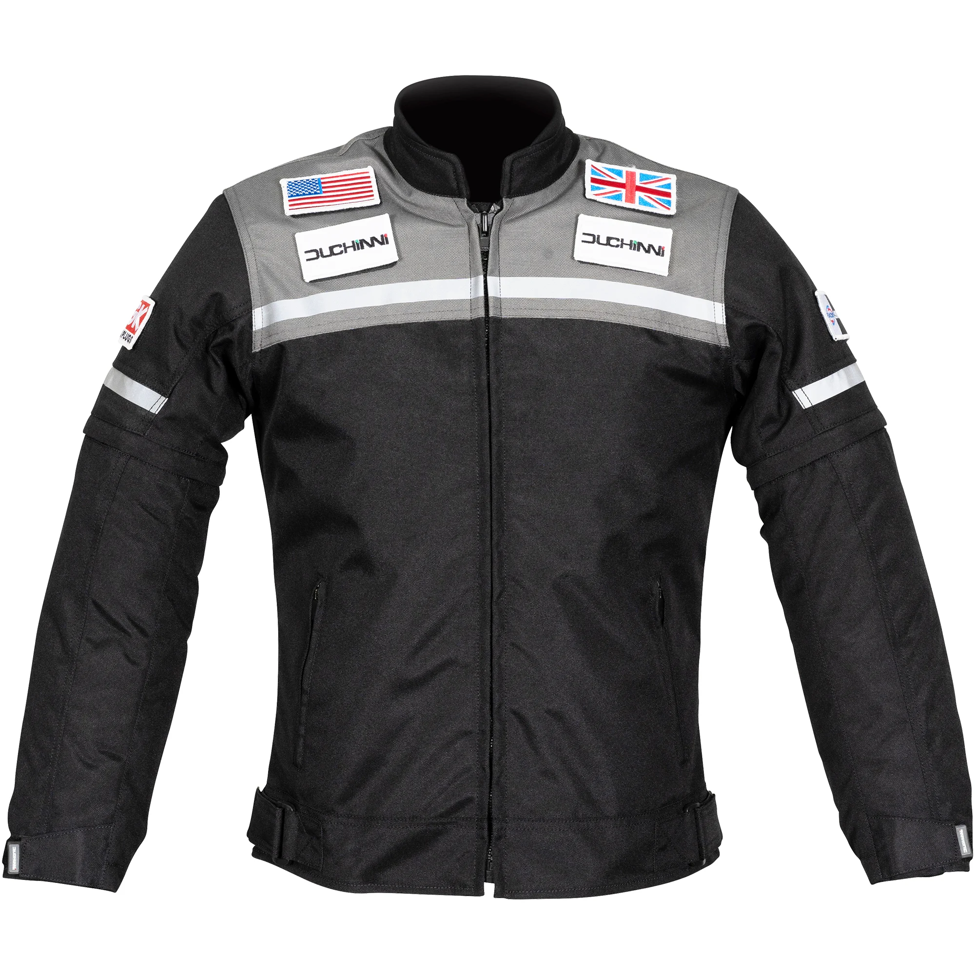 Duchinni Duchinni Kids Grid Textile Jacket - Black / Gun