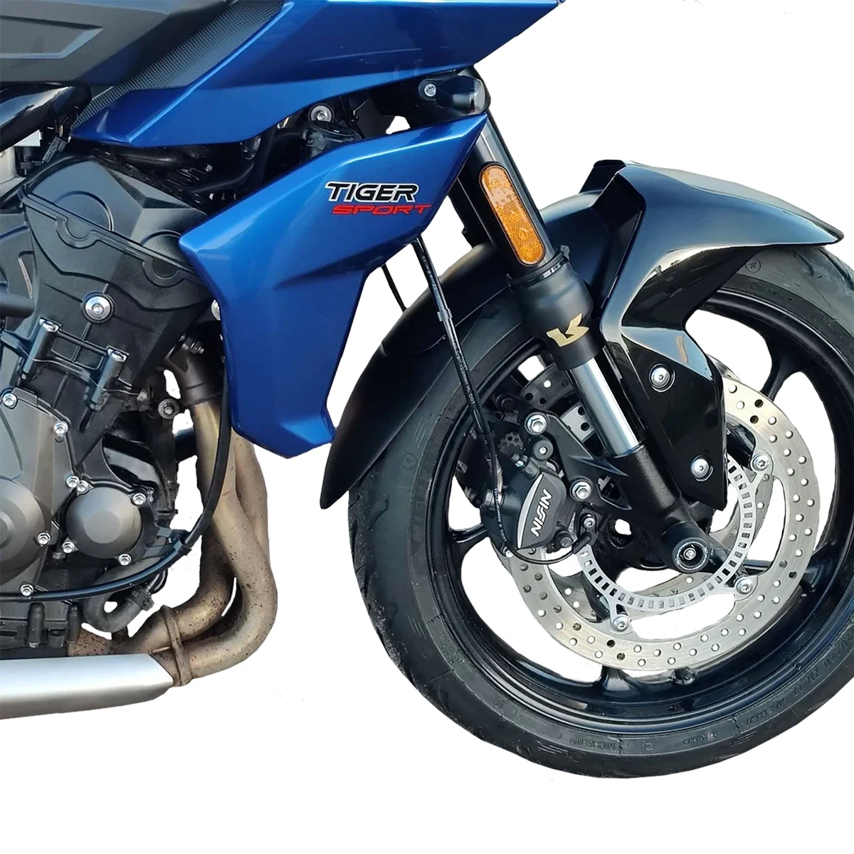Pyramid Pyramid Extenda Fenda Matt Black - Triumph Tiger Sport 660 (22>)