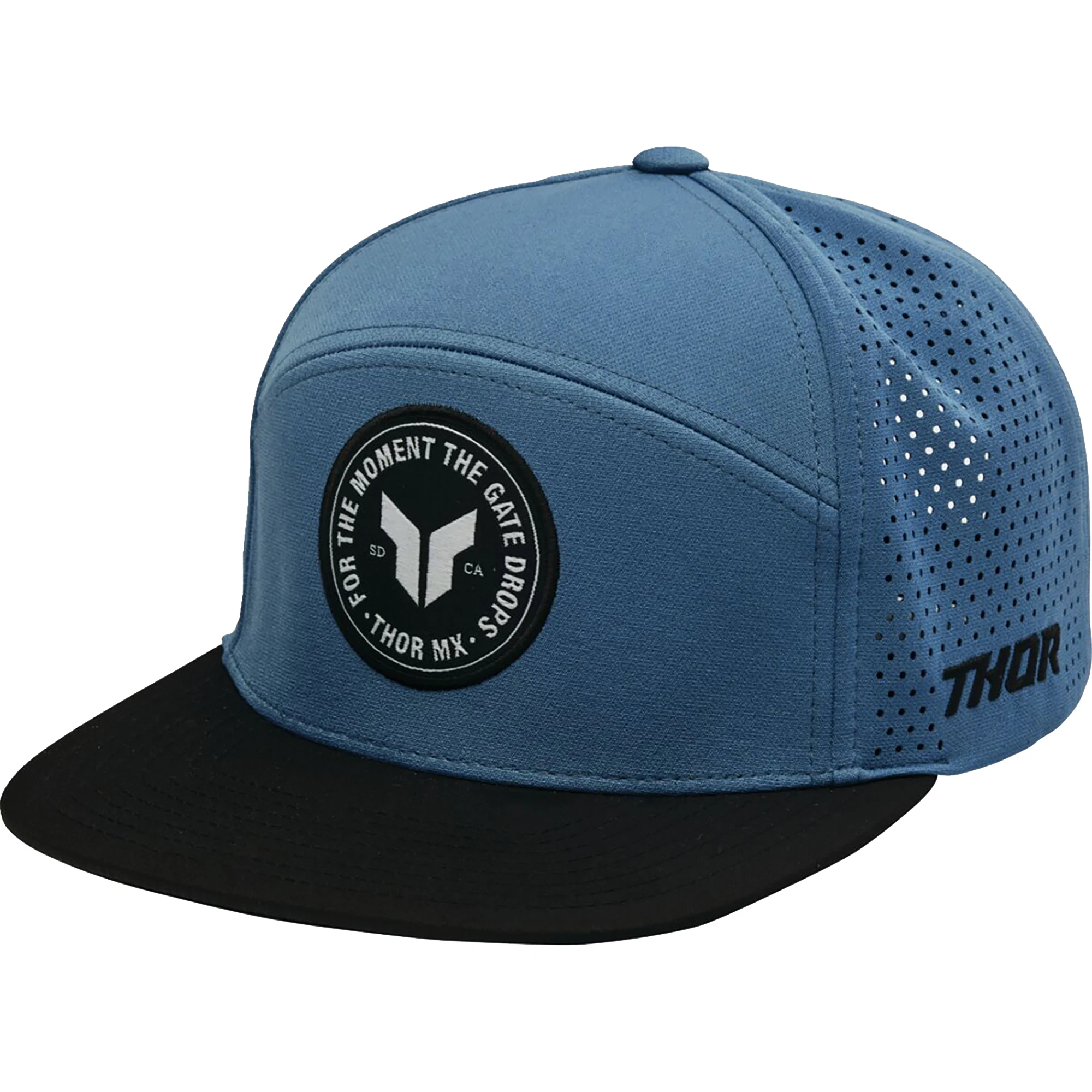 Thor Thor Badge Hat - Slate Blue