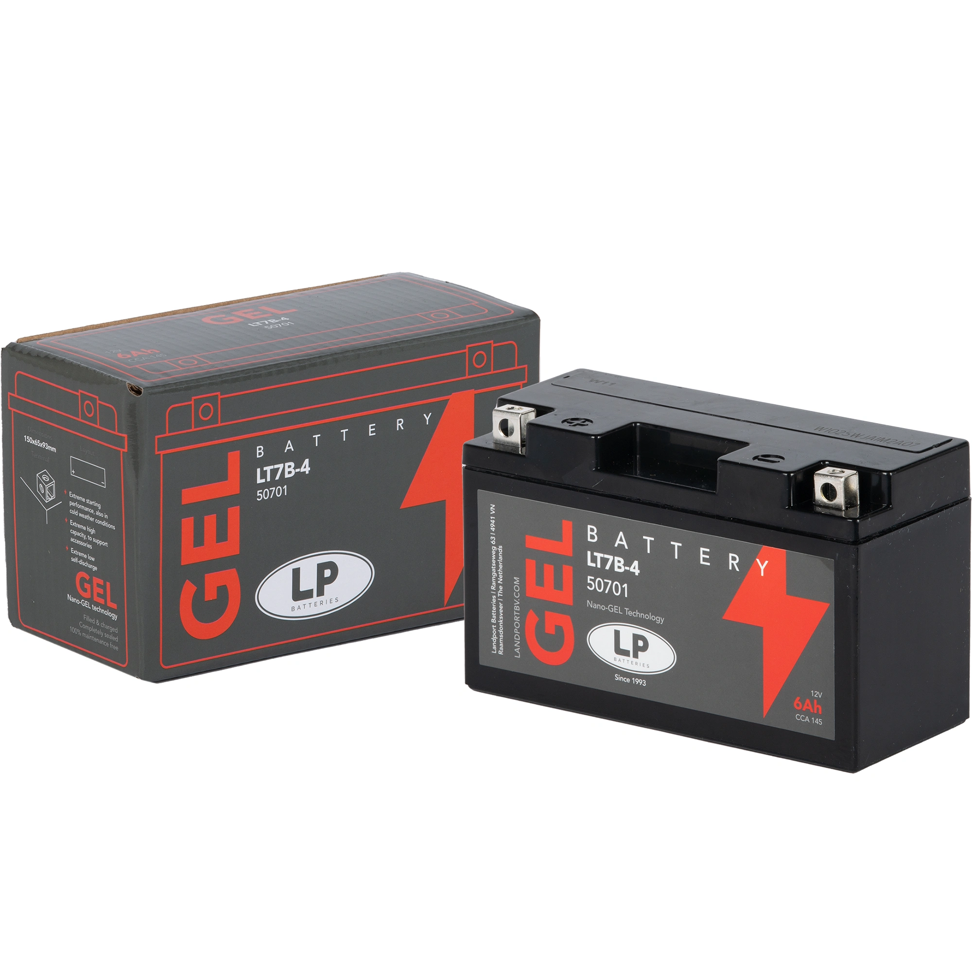Landport Landport Motorcycle Battery - GT7B-4 50798