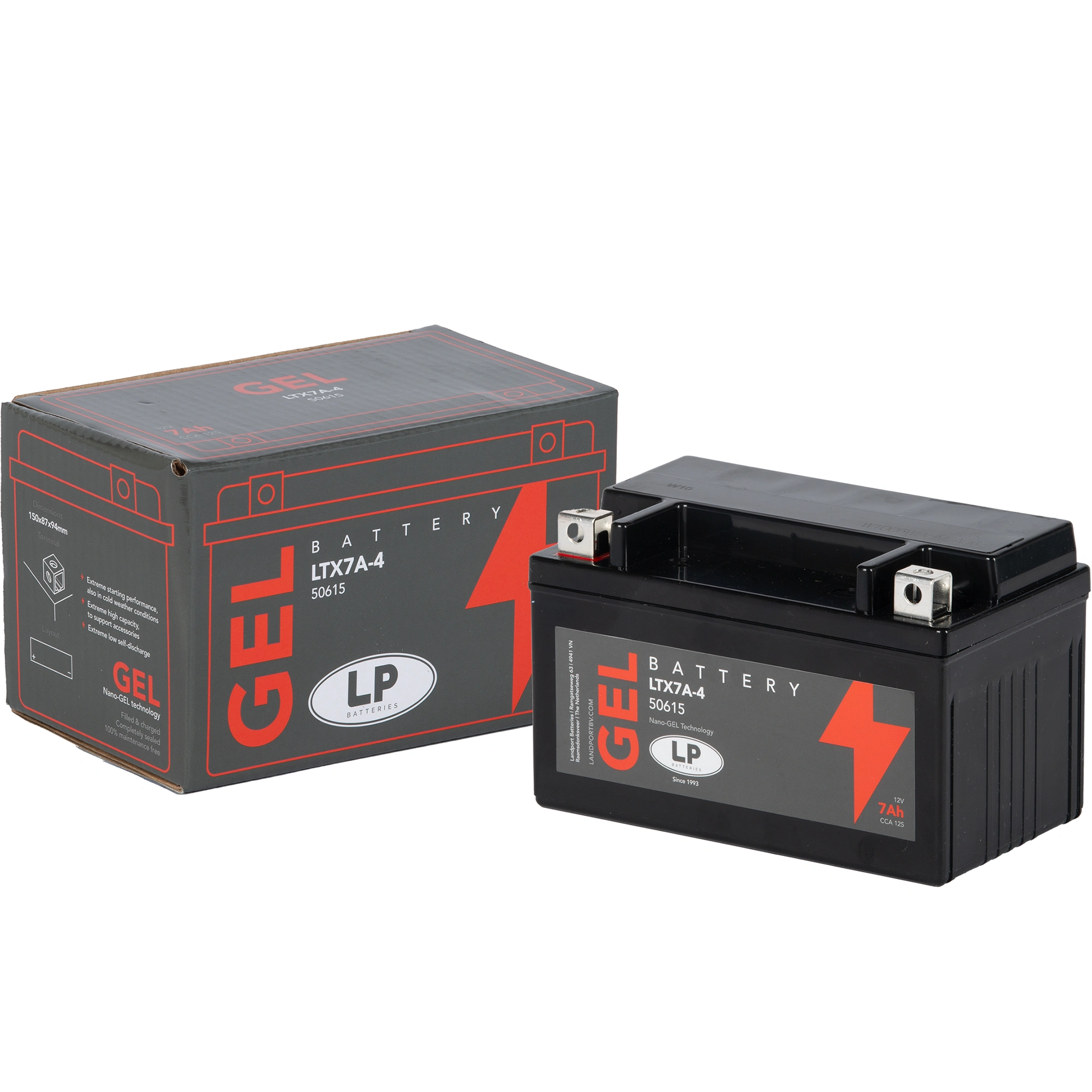 Landport Landport Motorcycle Battery - GTX7A-4 50615