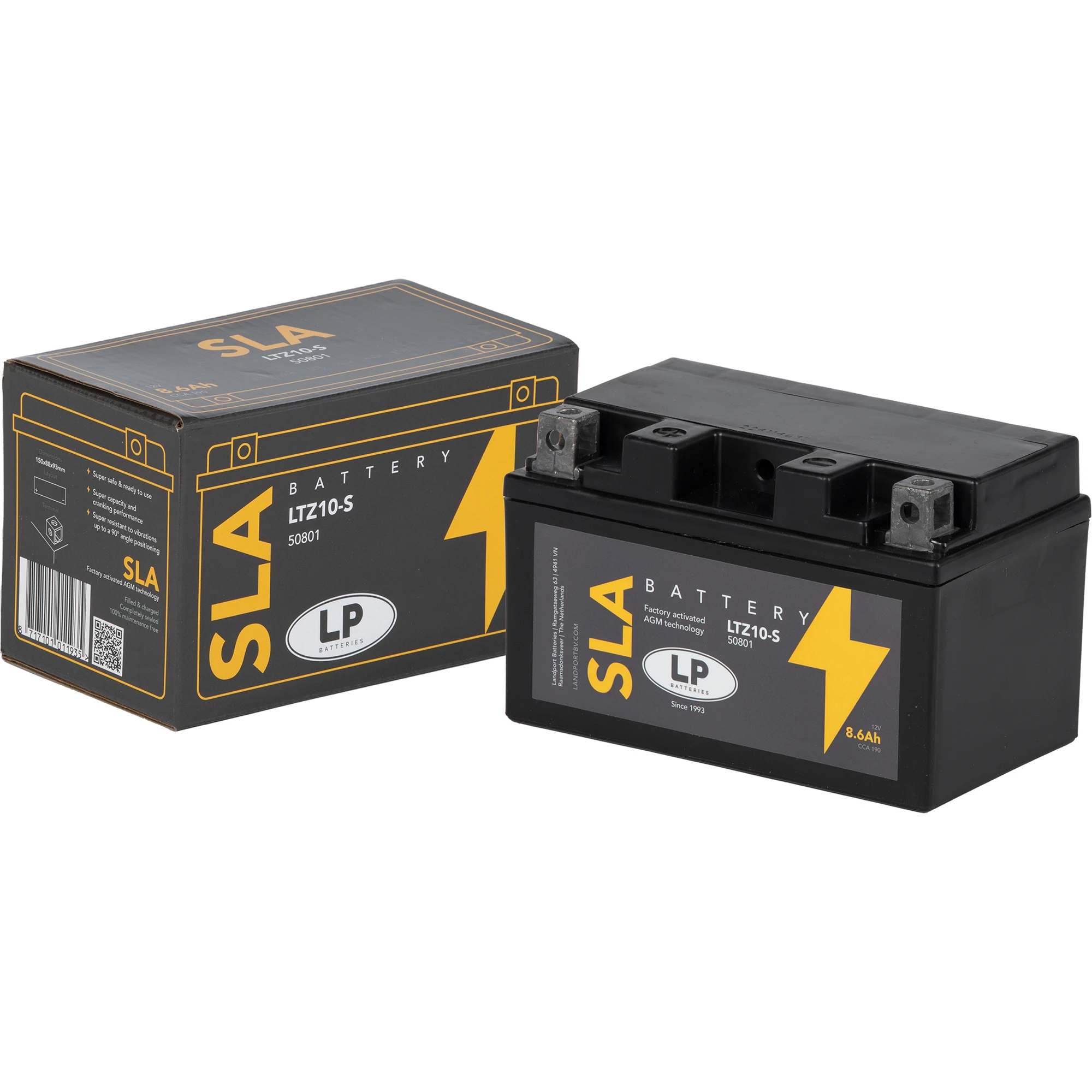 Landport Landport Motorcycle Battery - MB YTZ10-S SLA