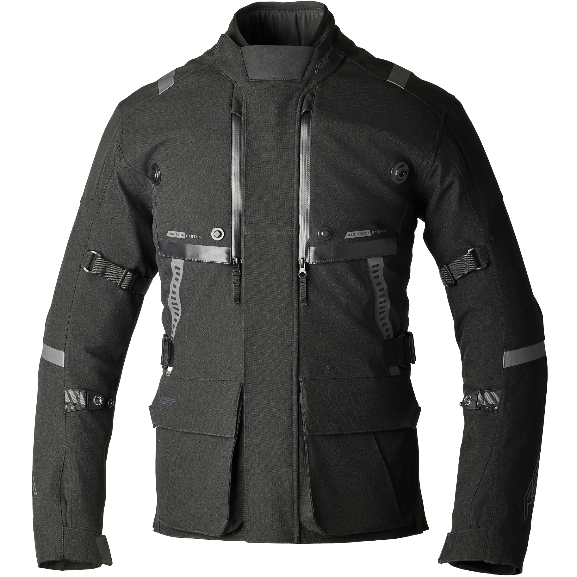 RST RST Pro Series Vulcan Waterproof CE Textile Jacket - Black / Black