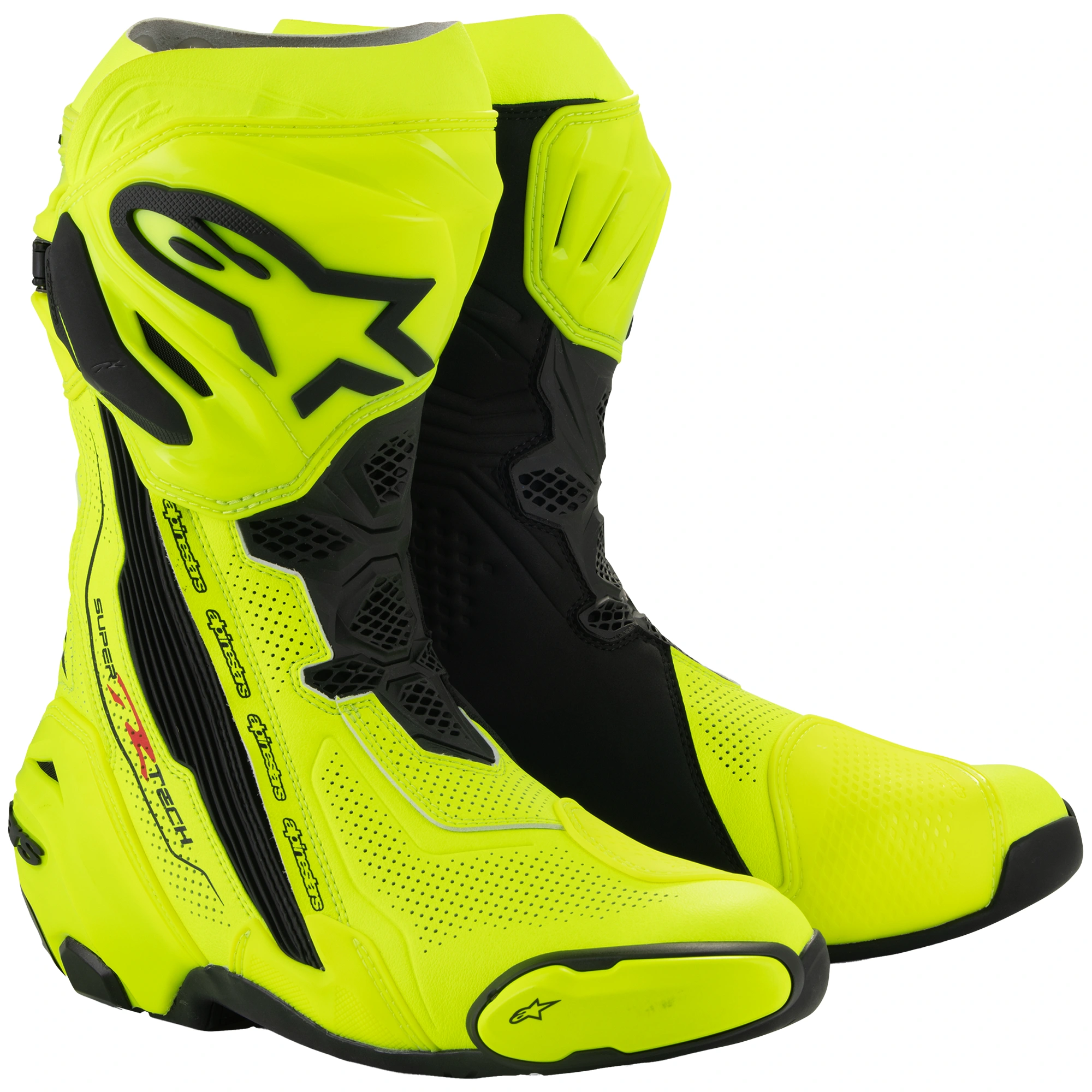Alpinestars Alpinestars Supertech R Vented Boots - Fluo Yellow / Black