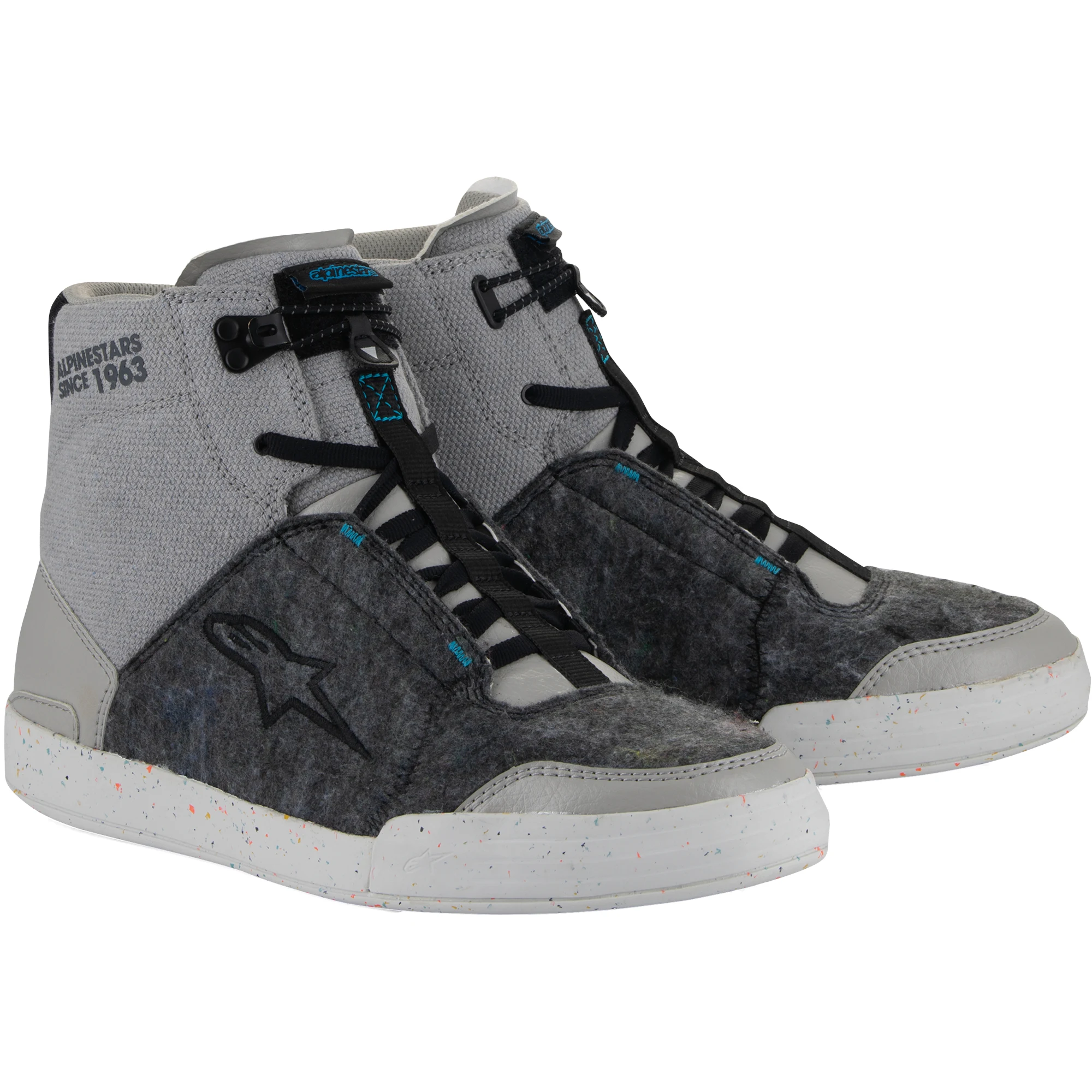 Alpinestars Alpinestars Circal Riding Shoes - Grey / Black / Methyl Blue
