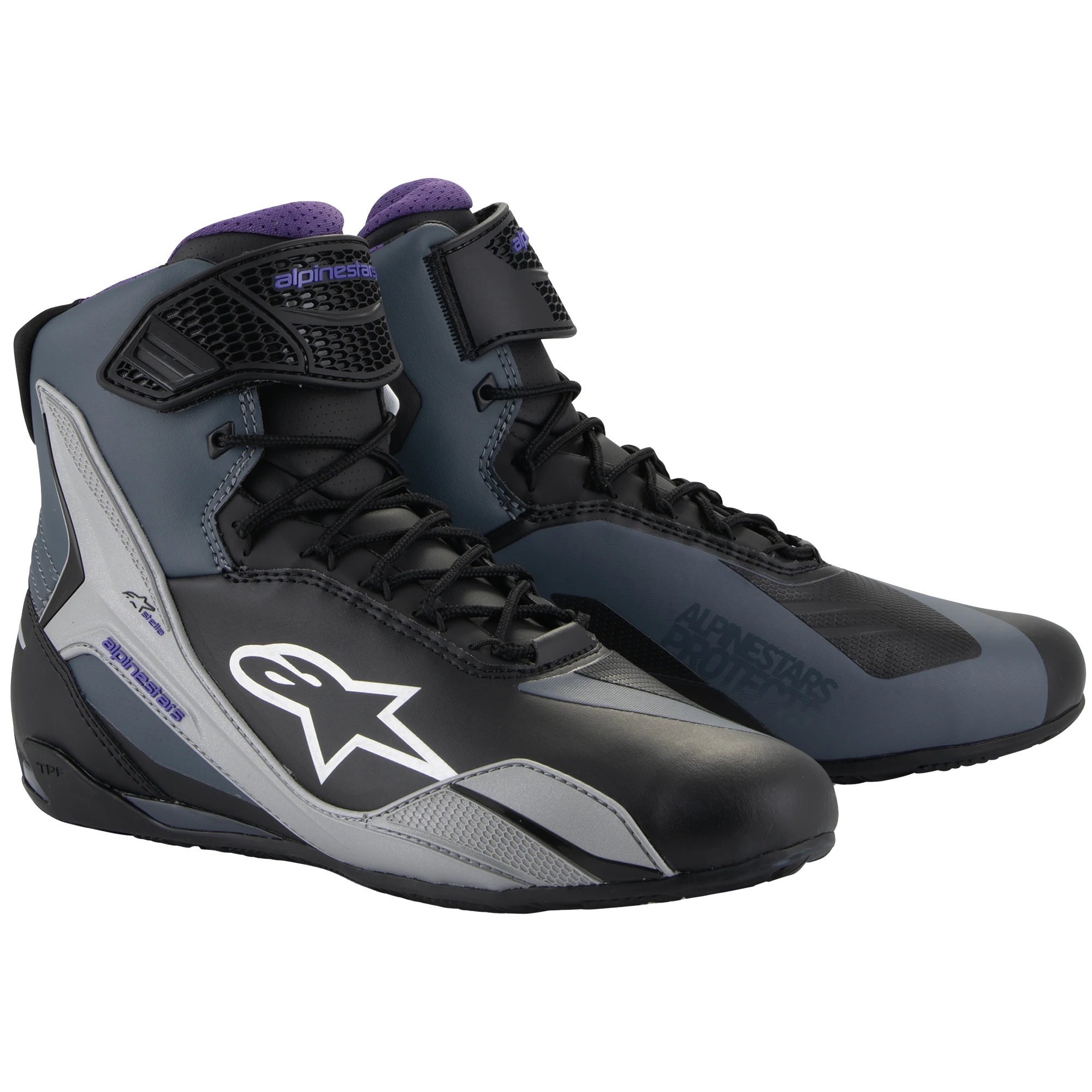 Alpinestars Alpinestars Stella Faster-4 Shoes - Black / Grey / Violet