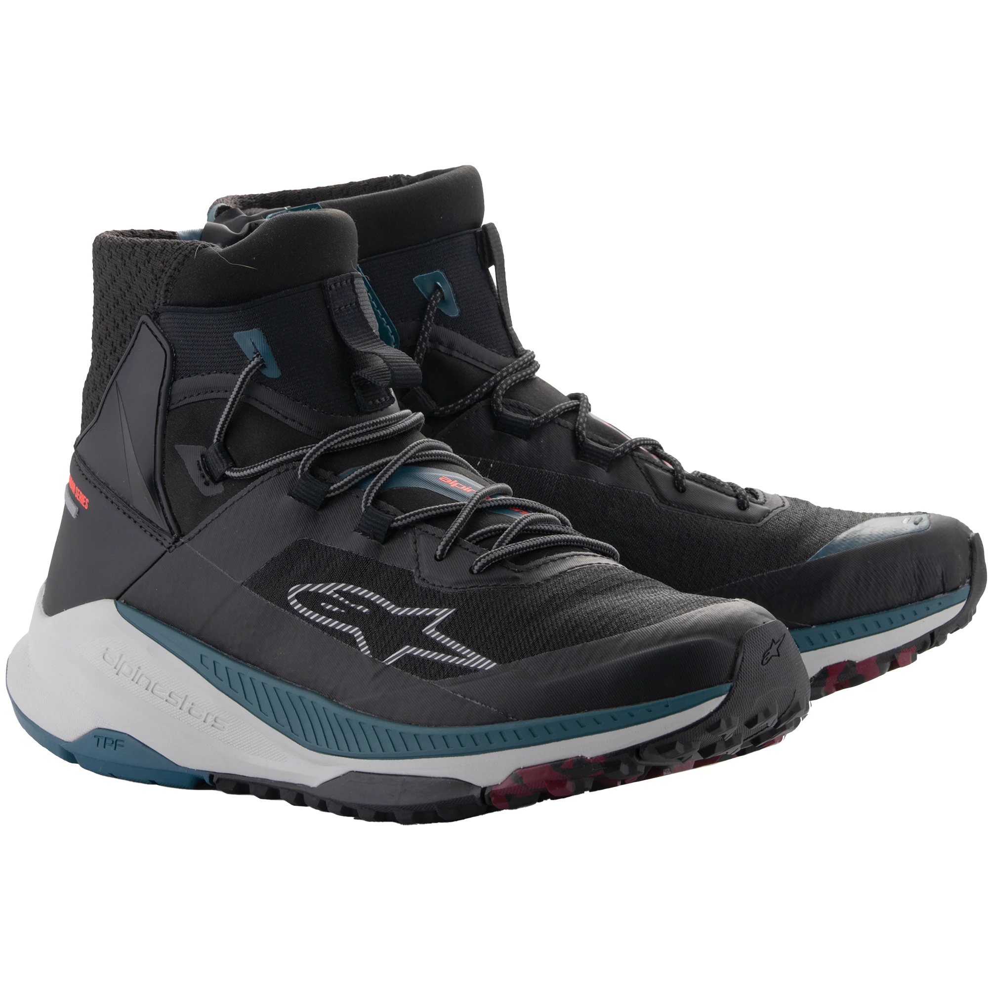 Alpinestars Alpinestars Speedforce XR Shoes - Black / Petrol / Green / Grey