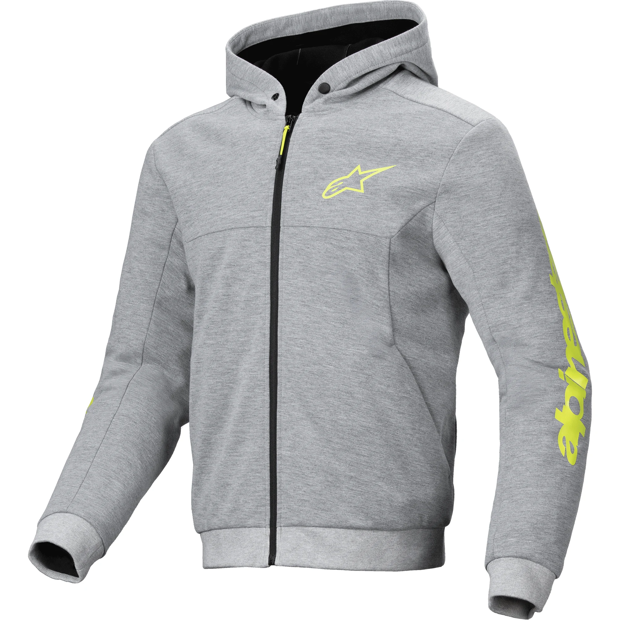 Alpinestars Alpinestars Chrome V2 Sport Hoodie - Grey Heather / Fluo Yellow